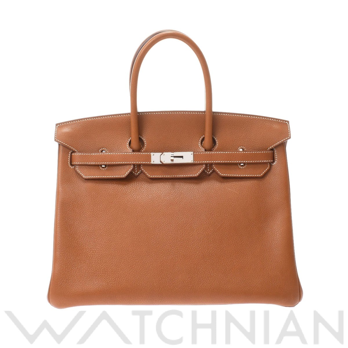 エルメス バーキン 35 フォーブ/パラジウム金具 バレニア ユニセックス バッグ 【中古】【bag】
