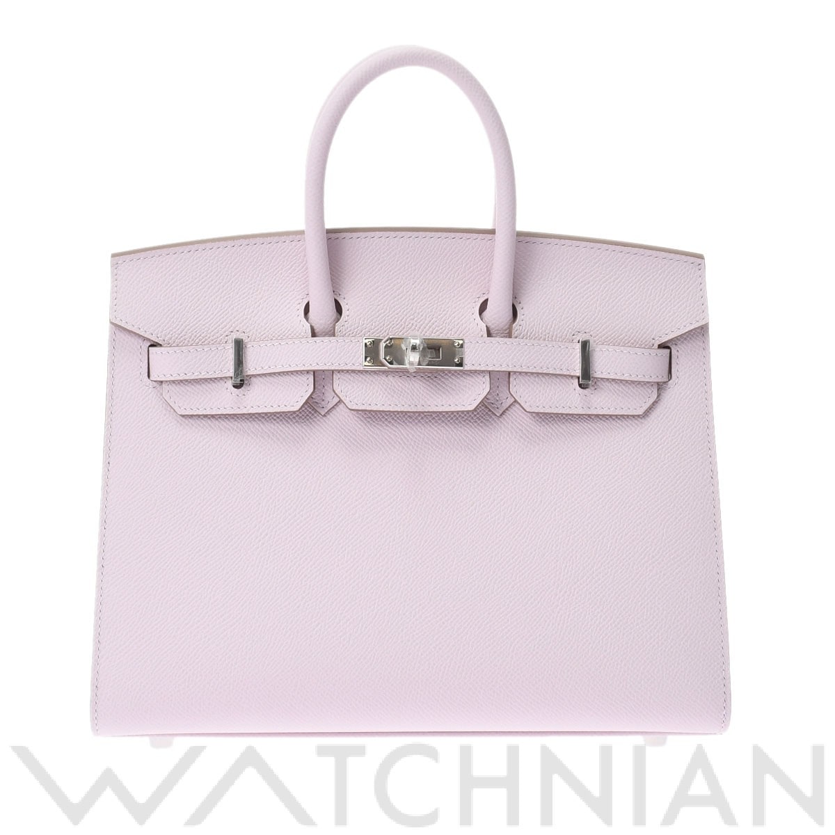 エルメス バーキン 25 セリエ モーヴペール/パラジウム金具 ヴォーエプソン レディース バッグ 【新品】【bag】