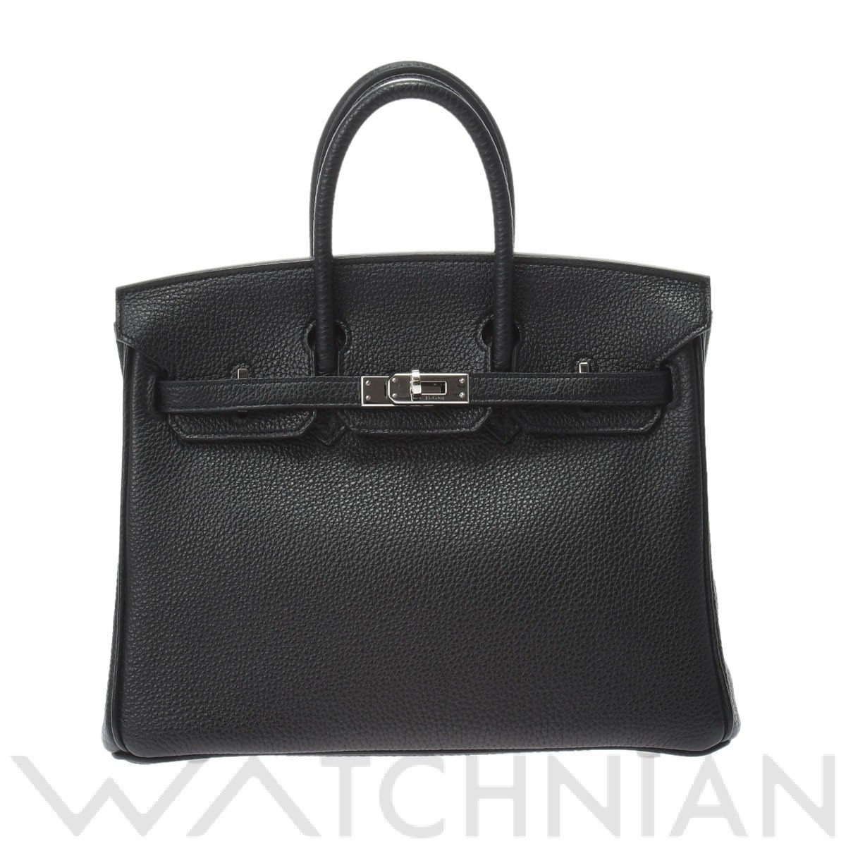 エルメス バーキン 25 ブラック/パラジウム金具 トゴ レディース バッグ 【中古】【bag】