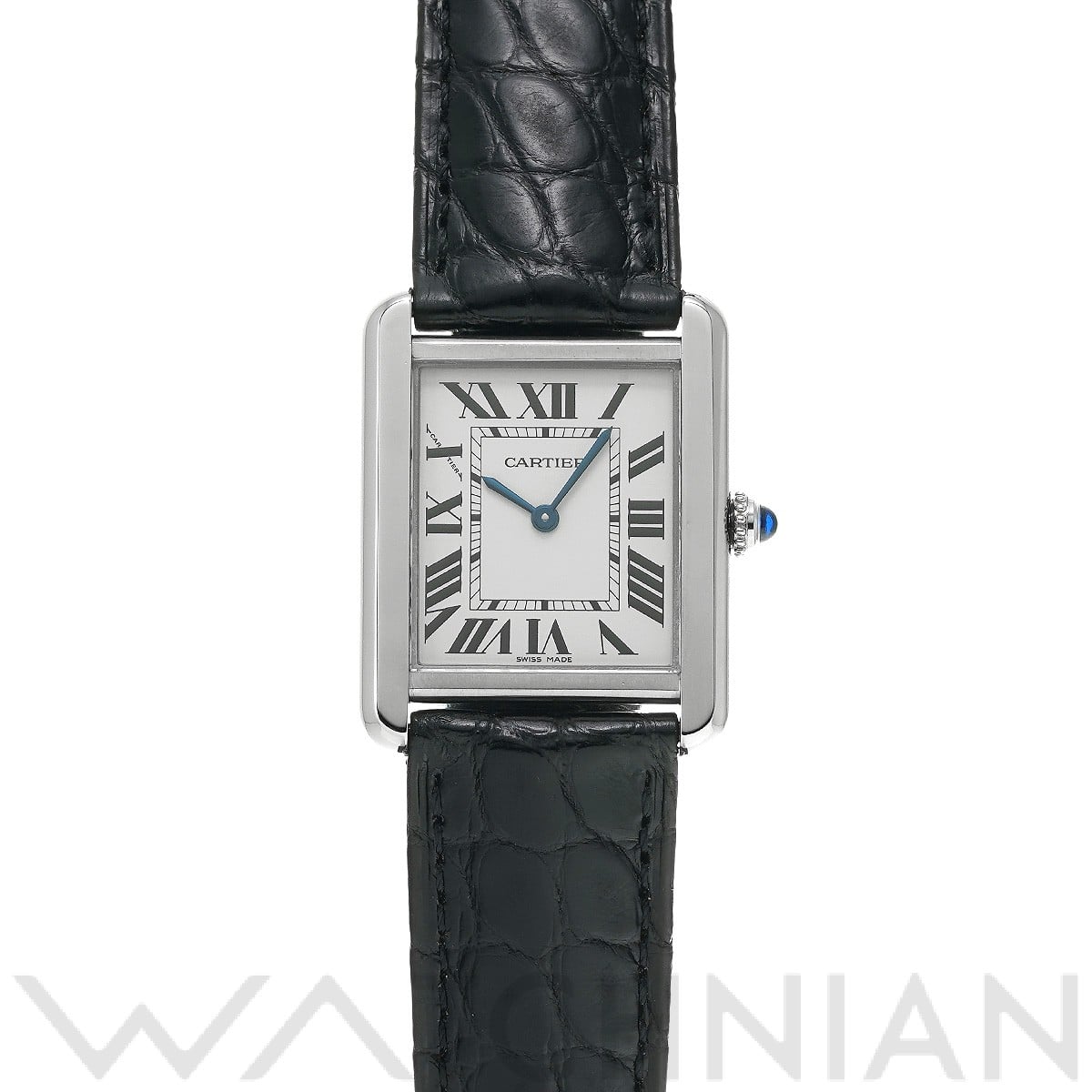 カルティエ タンク ソロ SM W5200005 シルバー レディース 時計 【中古】【wristwatch】