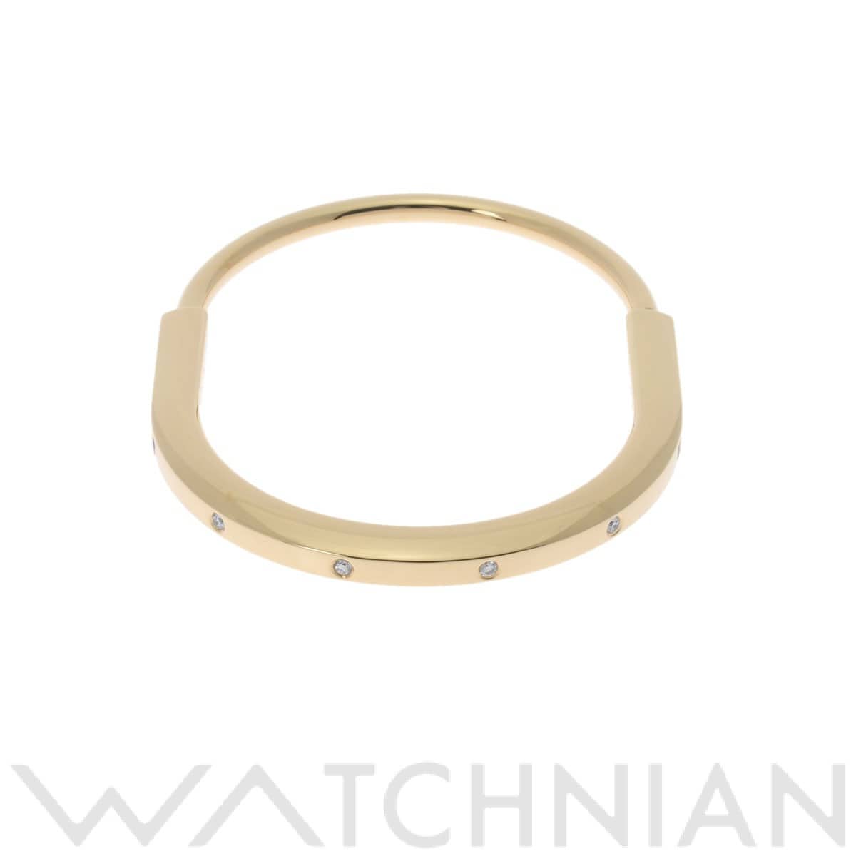 ティファニー ロックバングル D0.31ct ゴールド K18イエローゴールド YG レディース ジュエリー 【中古】【jewelry】
