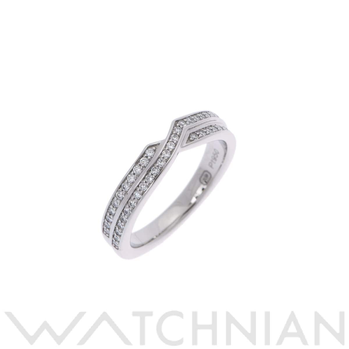 ハリー ウィンストン トリスツーロウバンド リング シルバー WBDPRD2RTST Pt950プラチナ レディース ジュエリー 【中古】【jewelry】