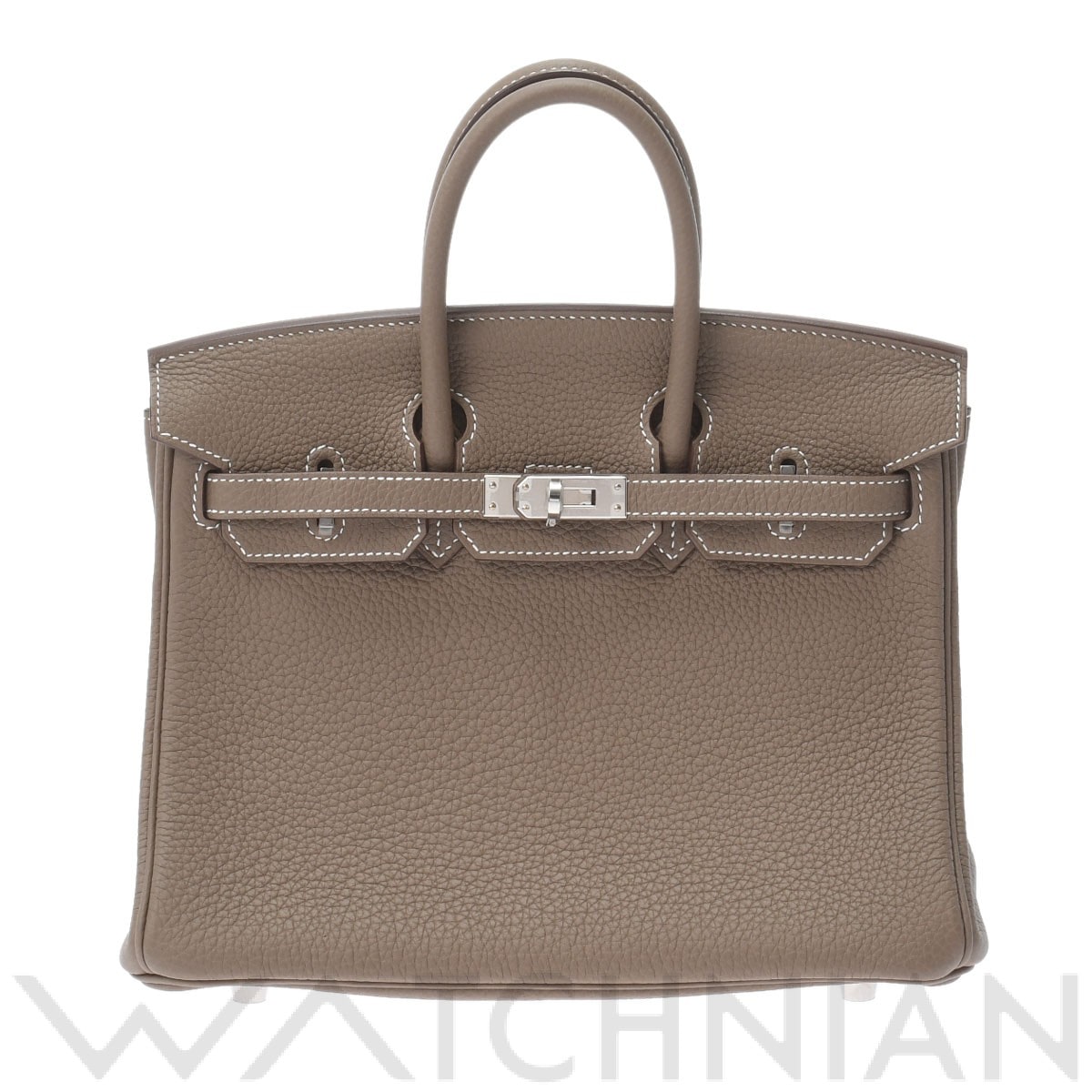 エルメス バーキン 25 エトゥープ/パラジウム金具 トゴ レディース バッグ 【未使用】【bag】
