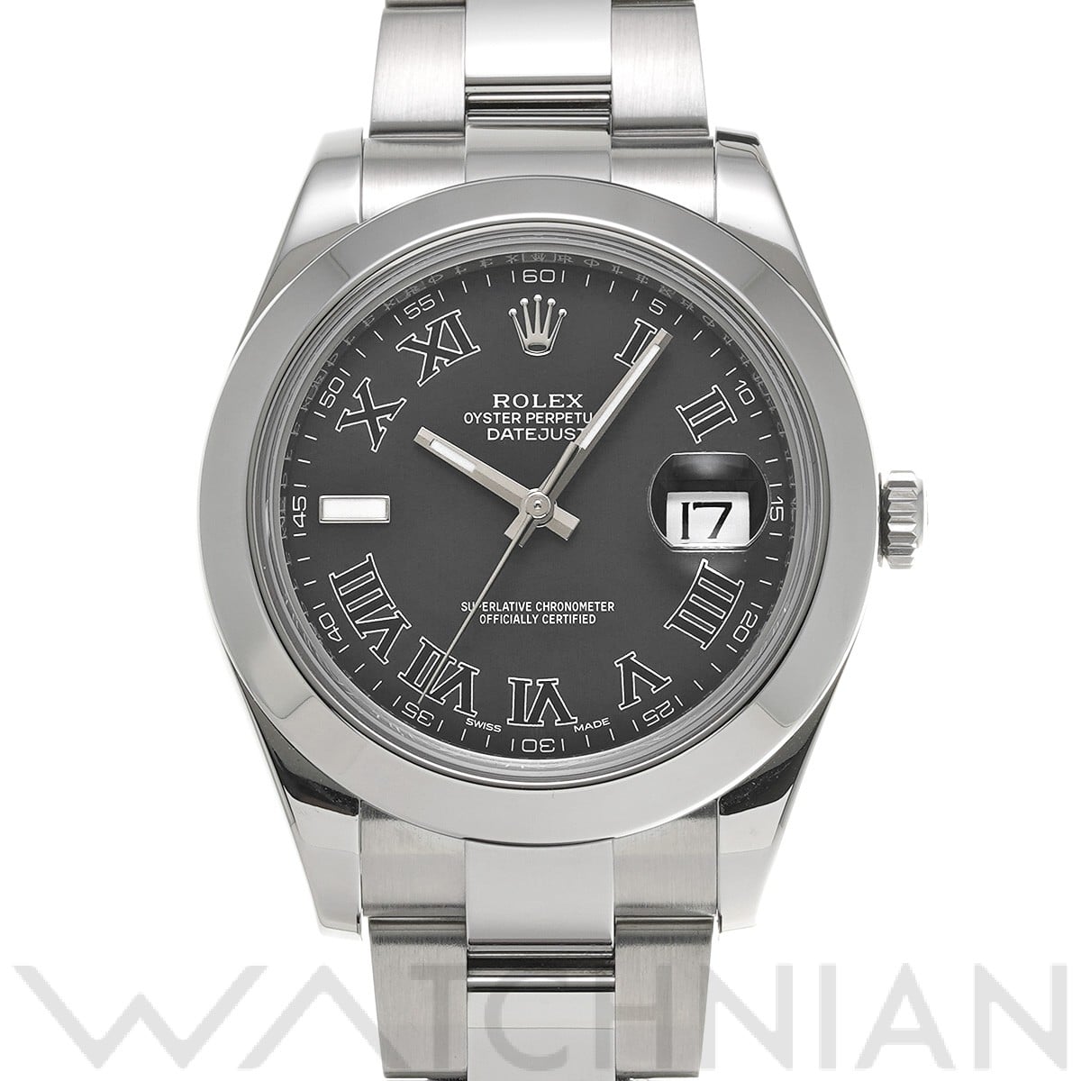 ロレックス デイトジャスト II 116300 ブラック メンズ 時計 【中古】【wristwatch】