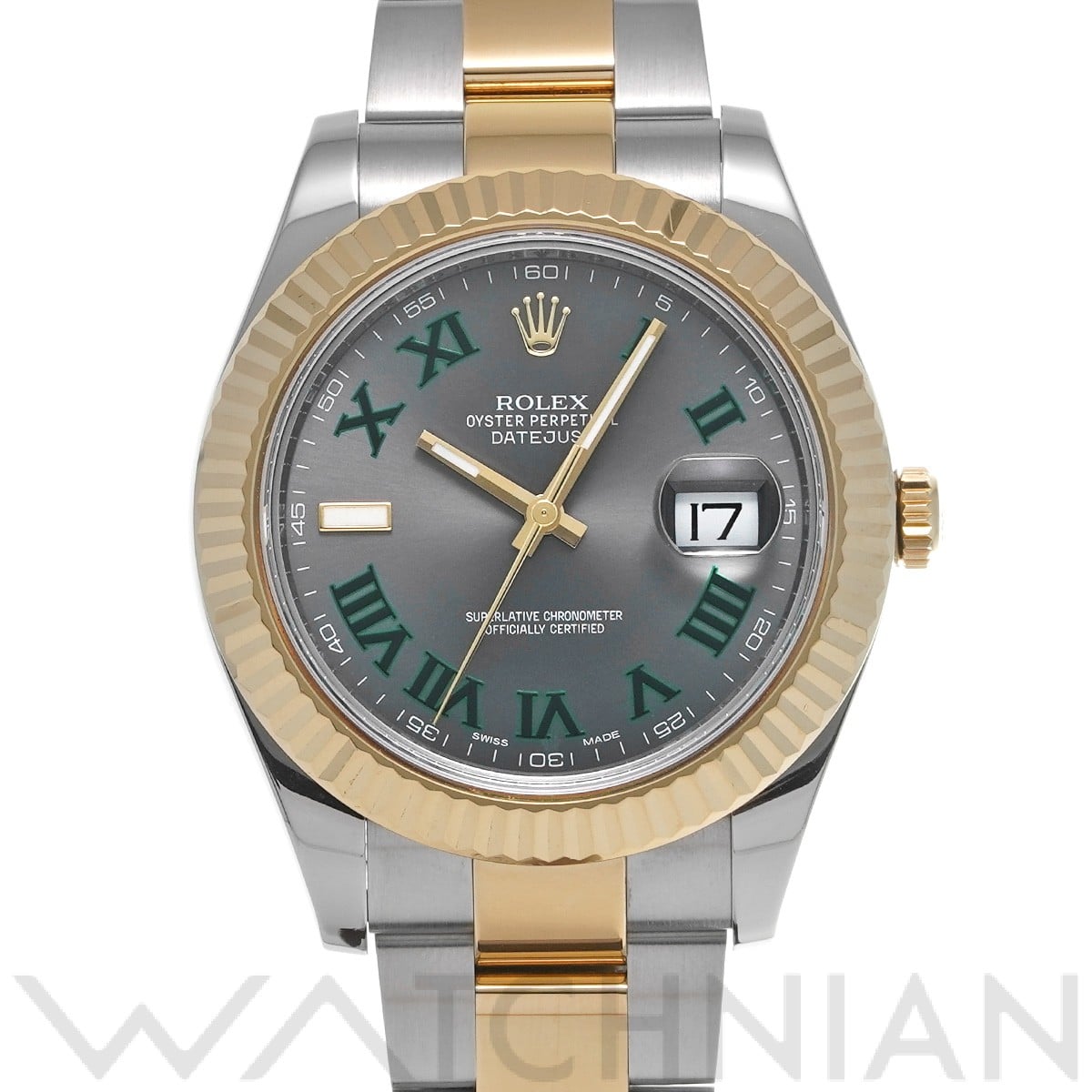 ロレックス デイトジャストII 116333 グレー メンズ 時計 【中古】【wristwatch】