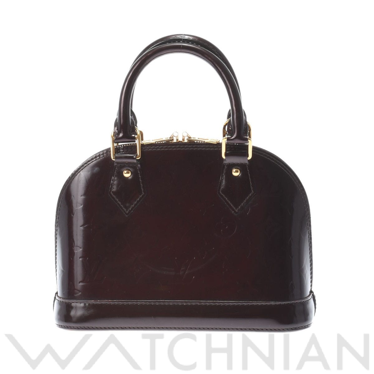 ルイ ヴィトン アルマ BB アマラント M91678 モノグラムヴェルニ レディース バッグ 【中古】【bag】
