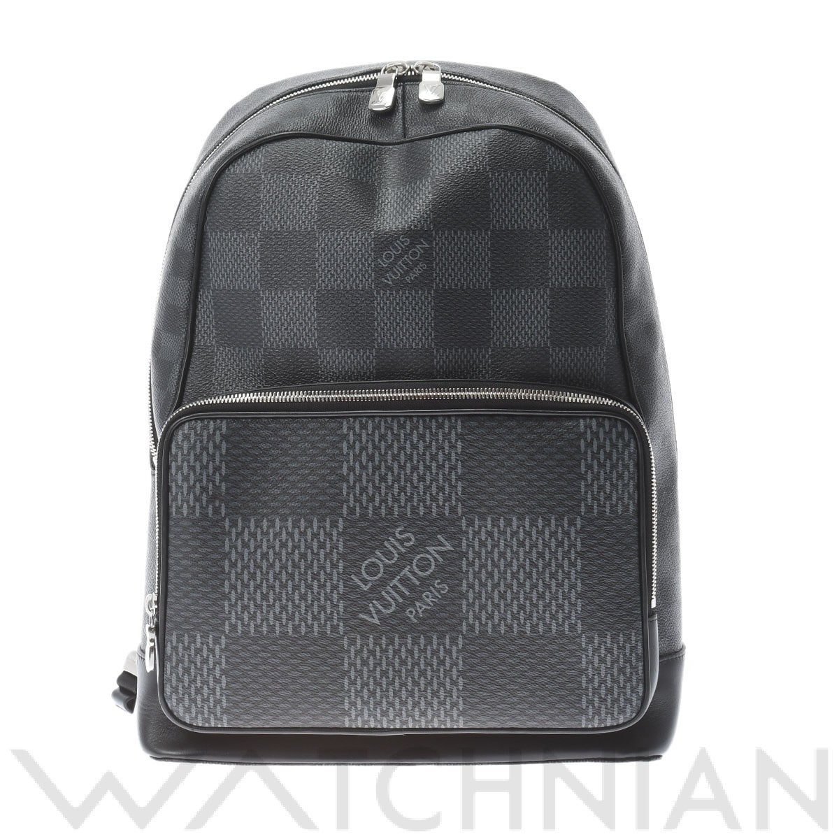 ルイ ヴィトン キャンパス バックパック 黒/グレー N50009 ダミエグラフィット3Dキャンバス メンズ バッグ 【中古】【bag】