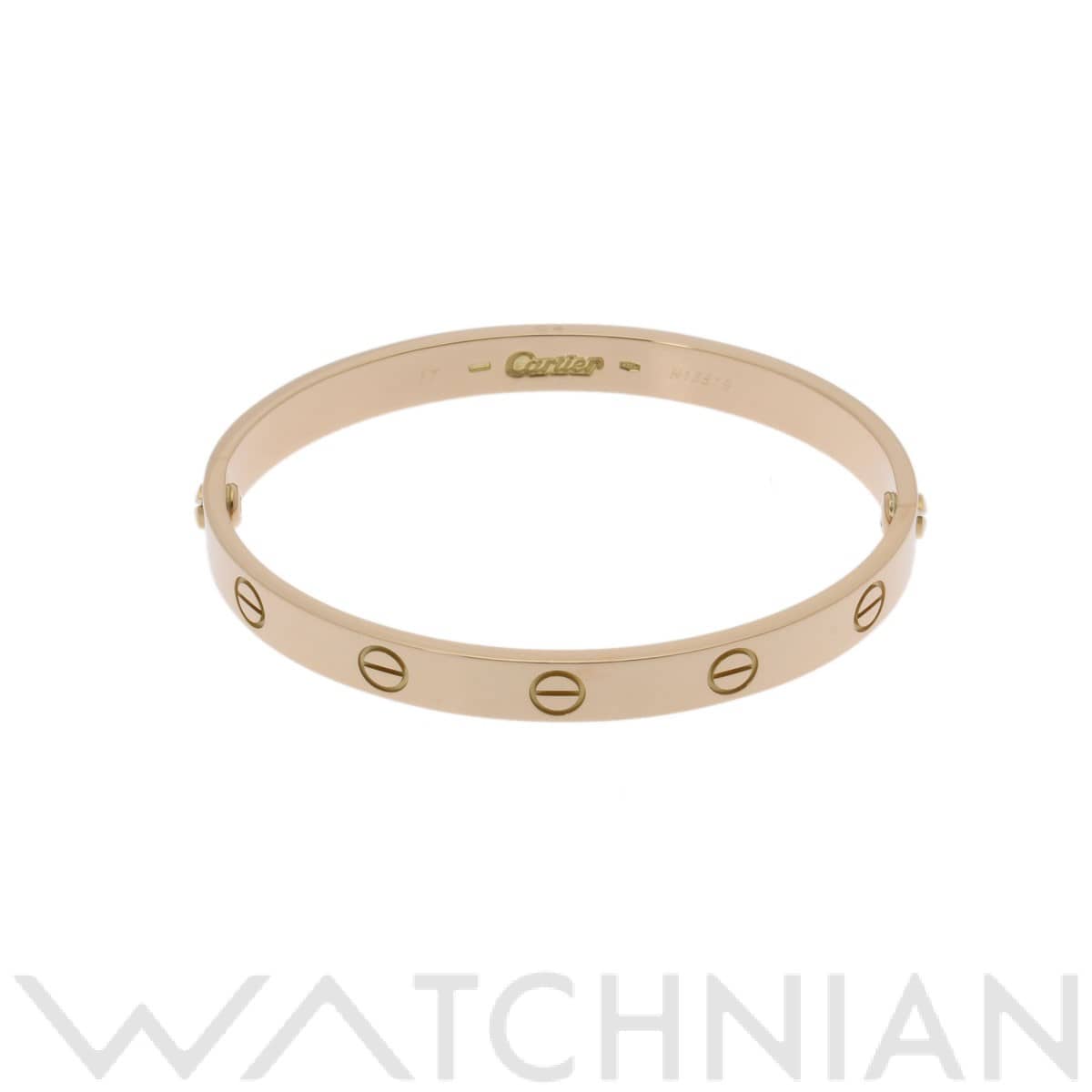 カルティエ ラブブレスレット 旧型 #17 ゴールド K18イエローゴールド YG レディース ジュエリー 【中古】【jewelry】