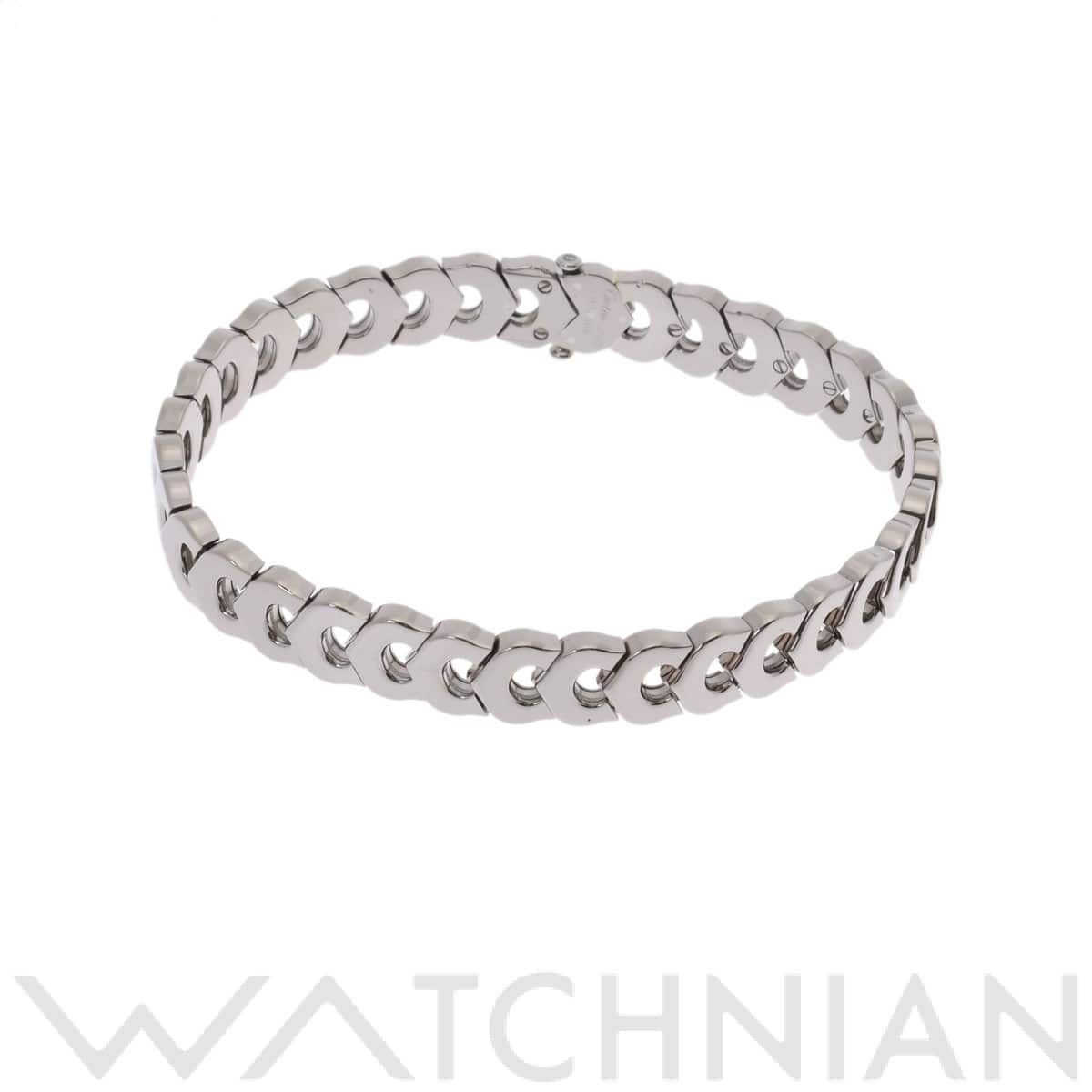カルティエ Cドゥカルティエ ブレスレット シルバー K18ホワイトゴールド WG レディース ジュエリー 【中古】【jewelry】