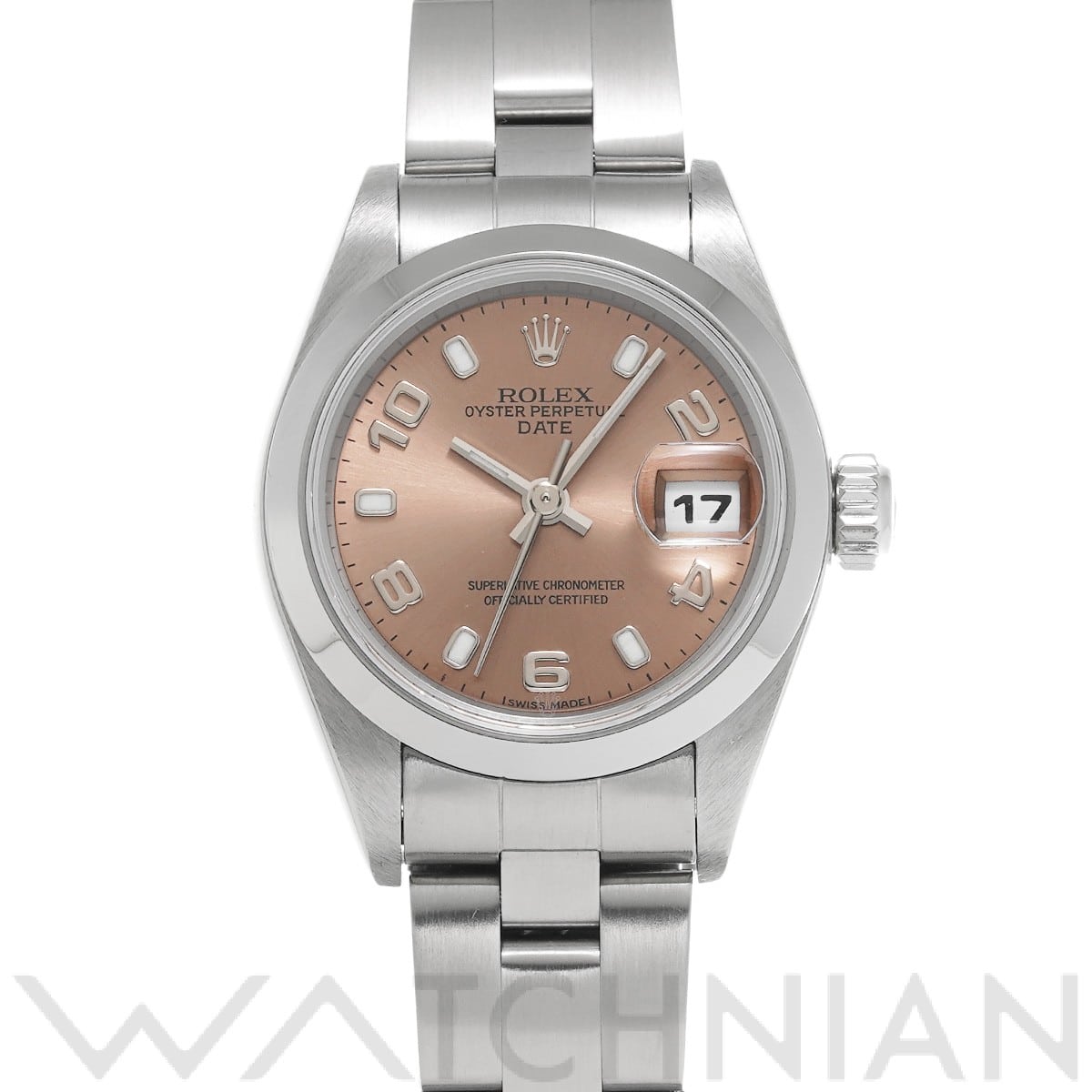 ロレックス オイスター パーペチュアル デイト 79160 ピンク レディース 時計 【中古】【wristwatch】