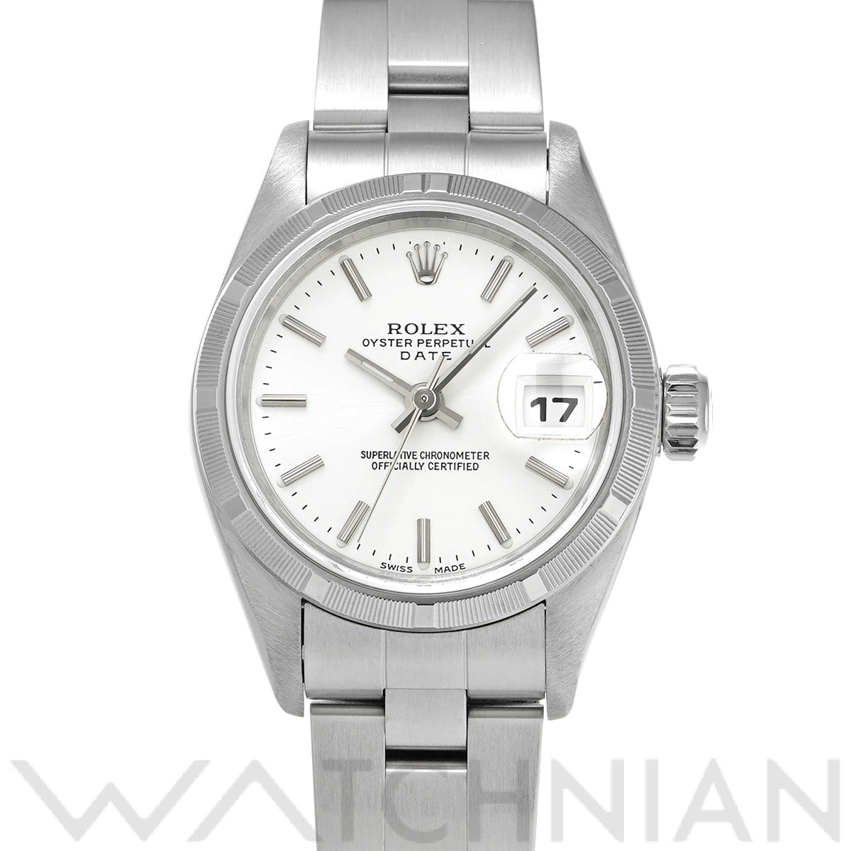 ロレックス オイスターパーペチュアル デイト 79190 シルバー レディース 時計 【中古】【wristwatch】