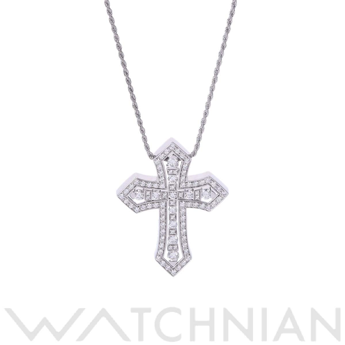 ダミアーニ ベルエポッククラウン ネックレス #M シルバー 20092691 K18ホワイトゴールド WG レディース ジュエリー 【中古】【jewelry】