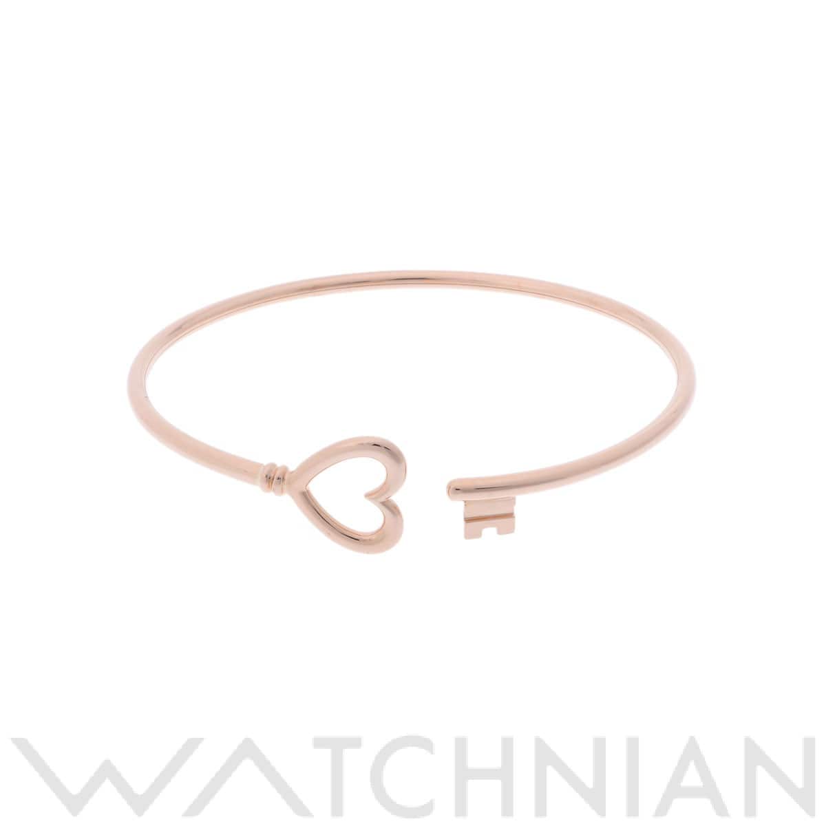 ティファニー キーワイヤーハート バングル ゴールド K18ピンクゴールド PG レディース ジュエリー 【中古】【jewelry】