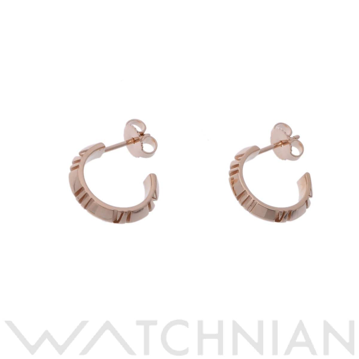 ティファニー アトラスXフープピアス ゴールド K18ピンクゴールド PG レディース ジュエリー 【中古】【jewelry】