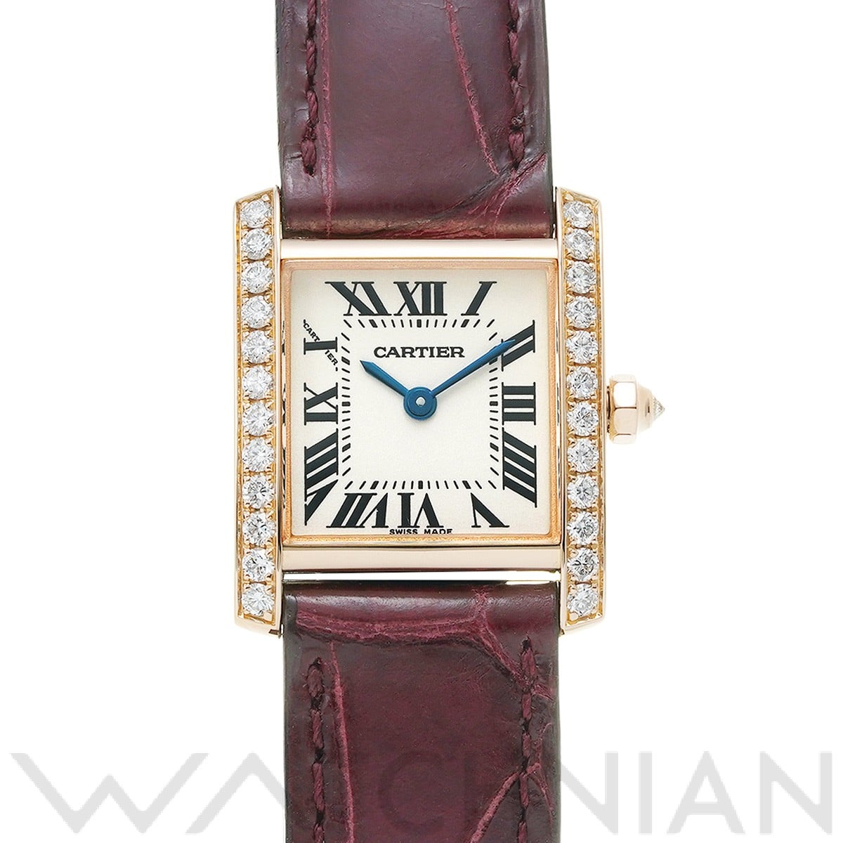 カルティエ タンク フランセーズ SM WE104531 シルバー レディース 時計 【中古】【wristwatch】