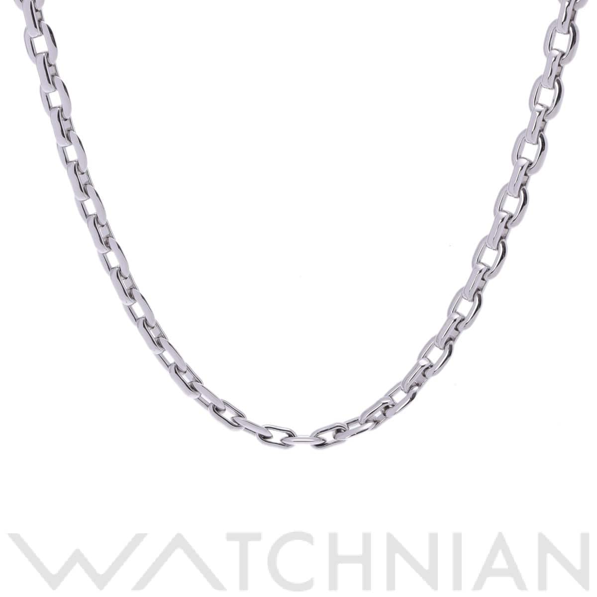 カルティエ メプラットネックレス チェーン シルバー K18ホワイトゴールド WG レディース ジュエリー 【中古】【jewelry】