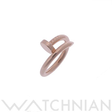 カルティエ ジュストアンクル リング #50 ゴールド K18ピンクゴールド PG レディース ジュエリー 【中古】【jewelry】