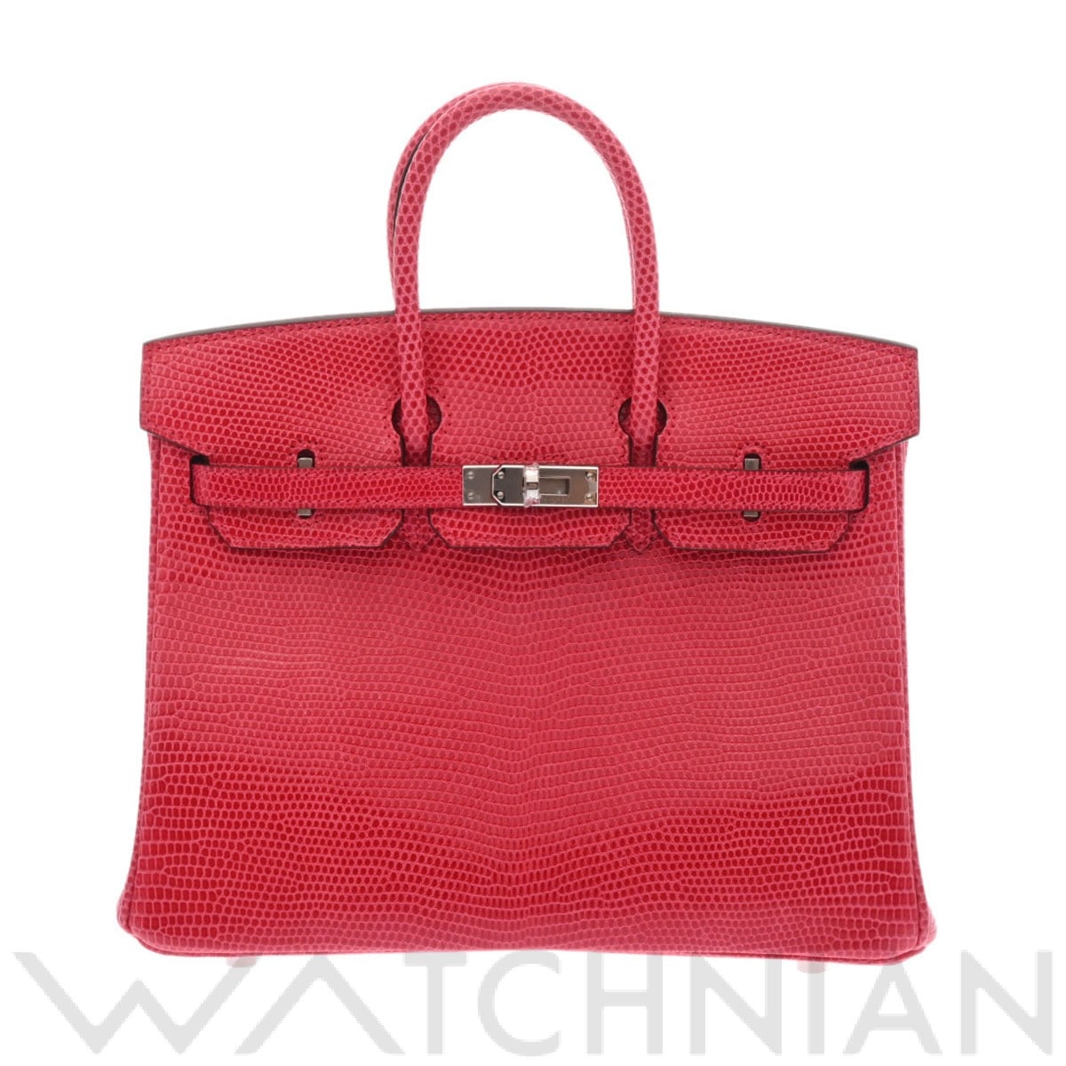 エルメス バーキン 25 ローズエクストリーム/パラジウム金具 リザード レディース バッグ 【未使用】【bag】