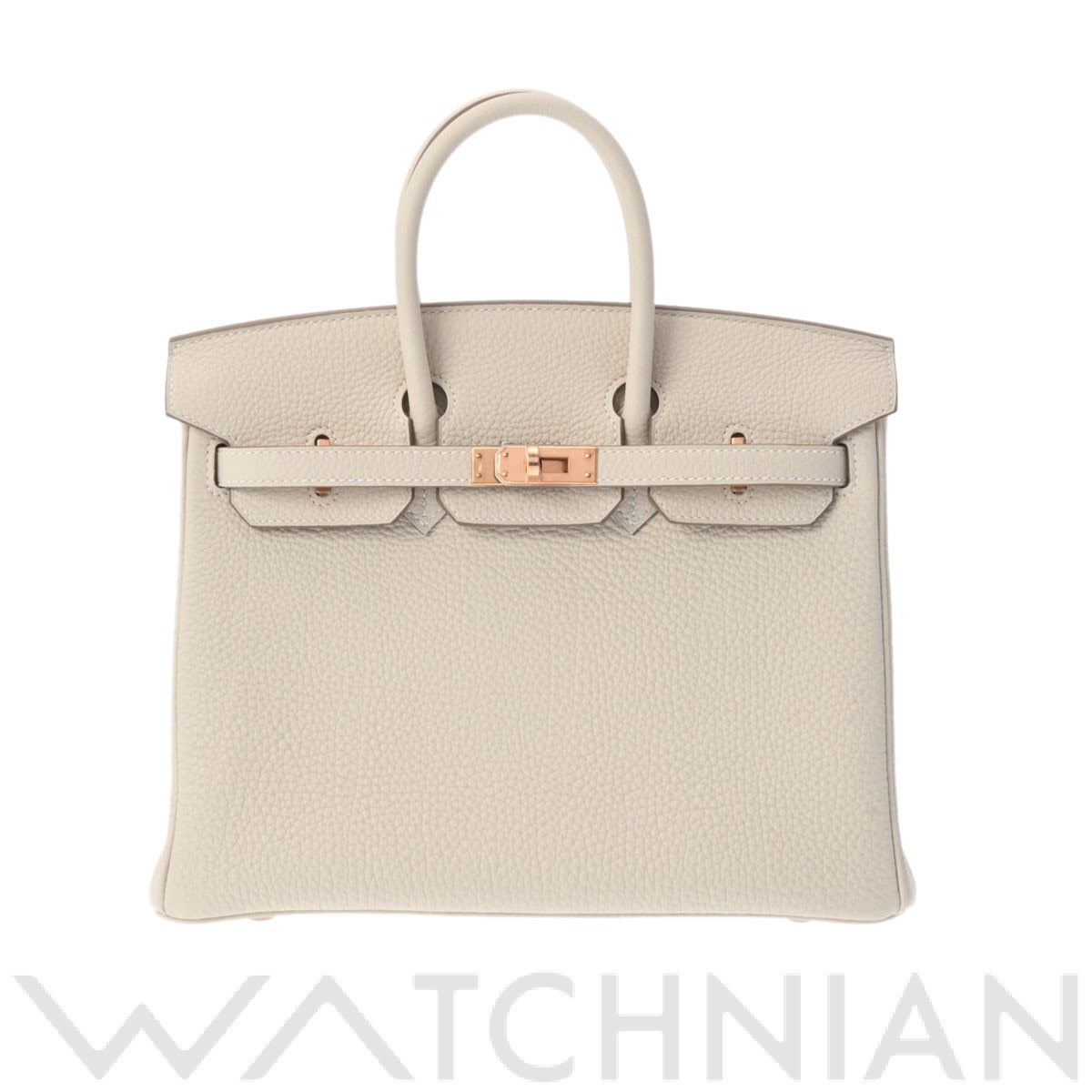 エルメス バーキン 25 クレ/ローズゴールド金具 トゴ レディース バッグ 【新品】【bag】
