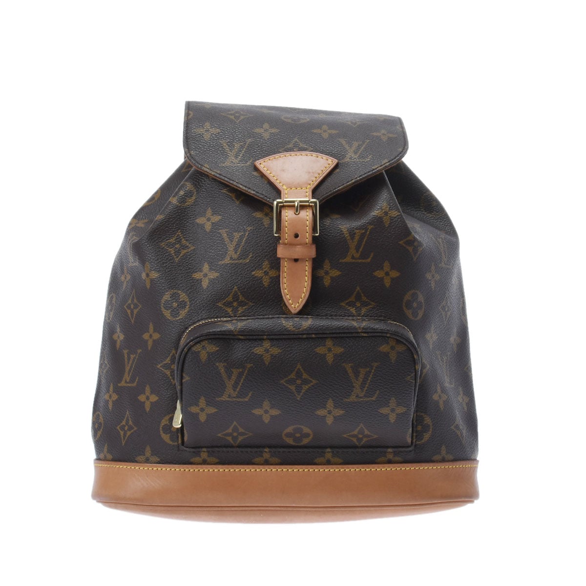 ルイ ヴィトン モノグラム モンスリ MM ブラウン M51136 モノグラムキャンバス レディース バッグ 【中古】【bag】
