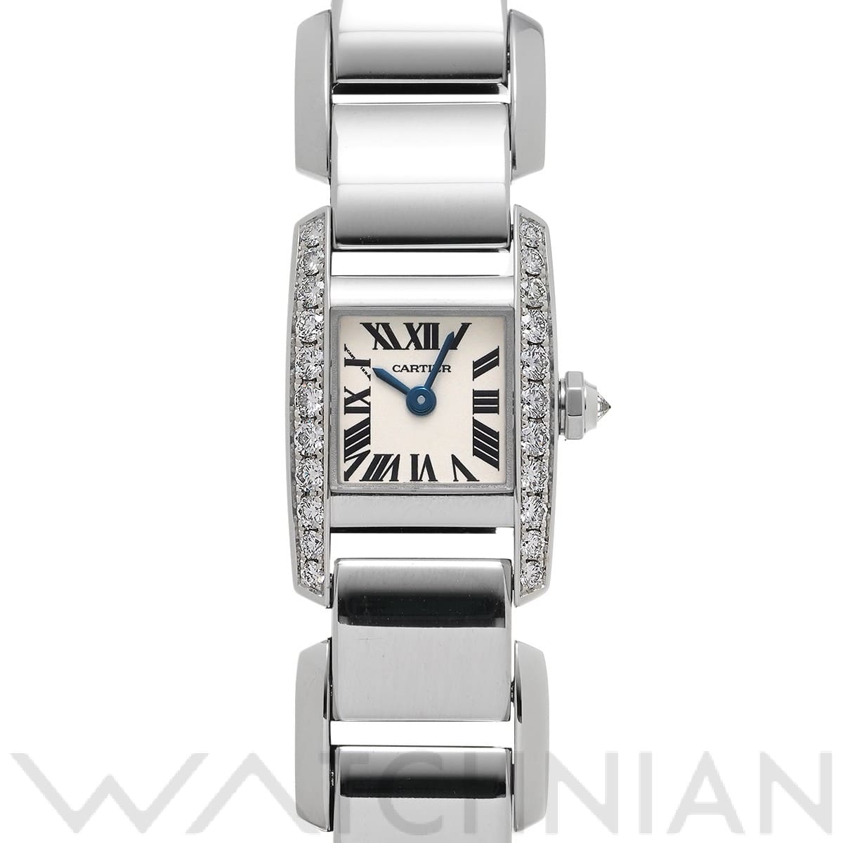 カルティエ タンキッシム SM WE70069H アイボリー レディース 時計 【中古】【wristwatch】