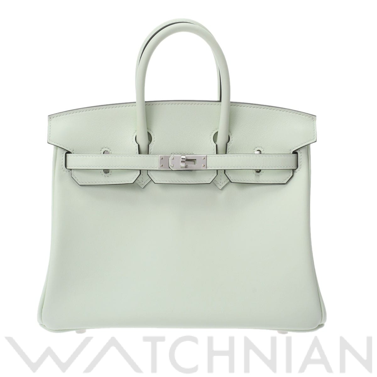 エルメス バーキン 25 ヴェールフィズ/パラジウム金具 ヴォースイフト レディース バッグ 【未使用】【bag】