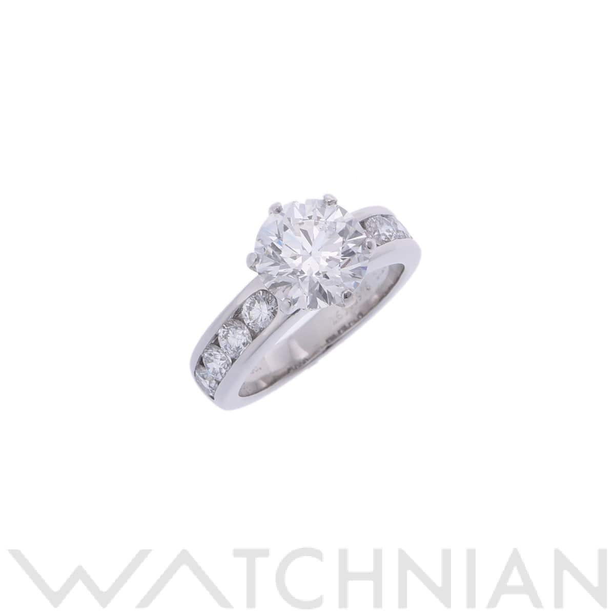 ティファニー ソリティア リング シルバー Pt950プラチナ レディース ジュエリー 【中古】【jewelry】
