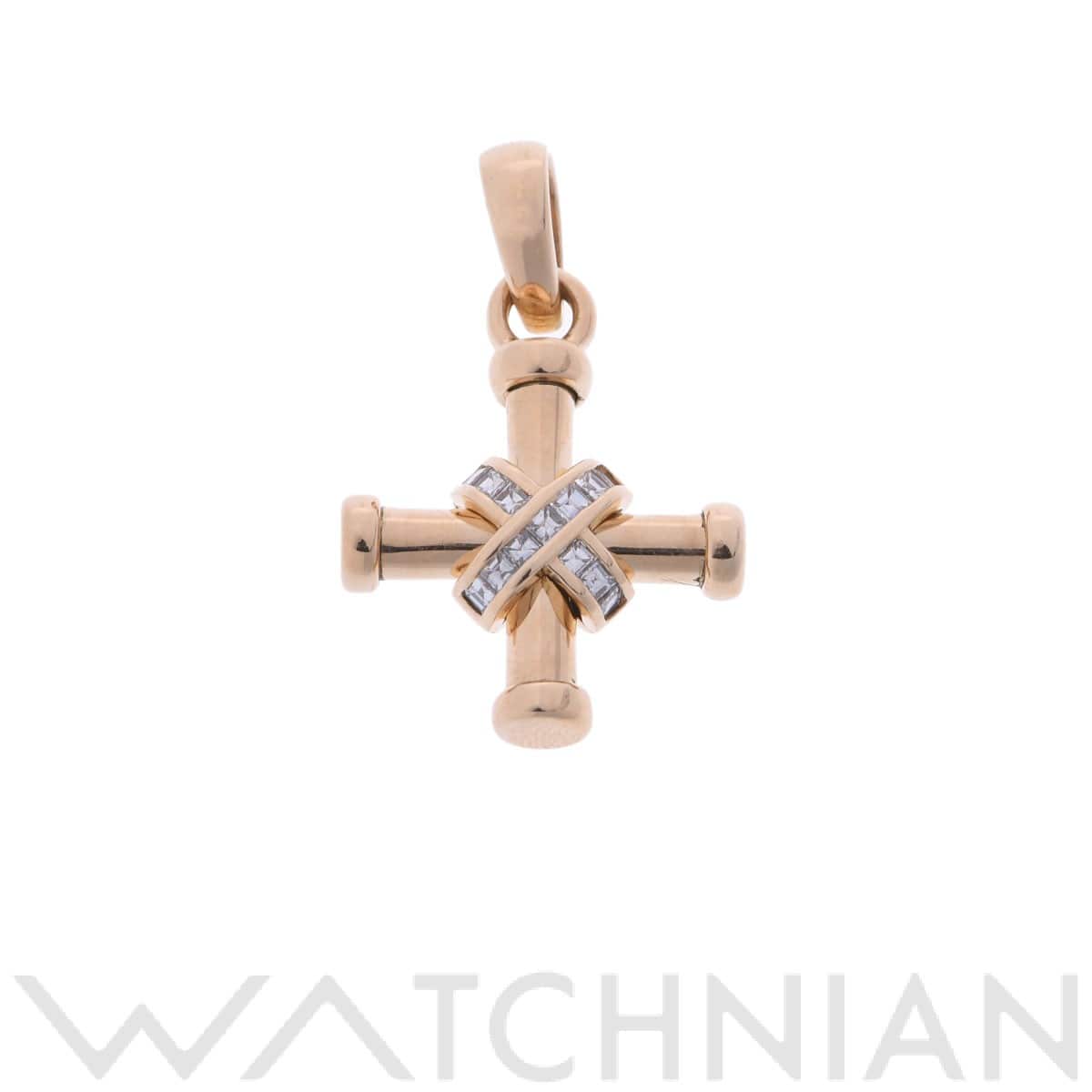 ブルガリ パッソドッピオクロス ペンダントトップ ゴールド K18イエローゴールド YG レディース ジュエリー 【中古】【jewelry】