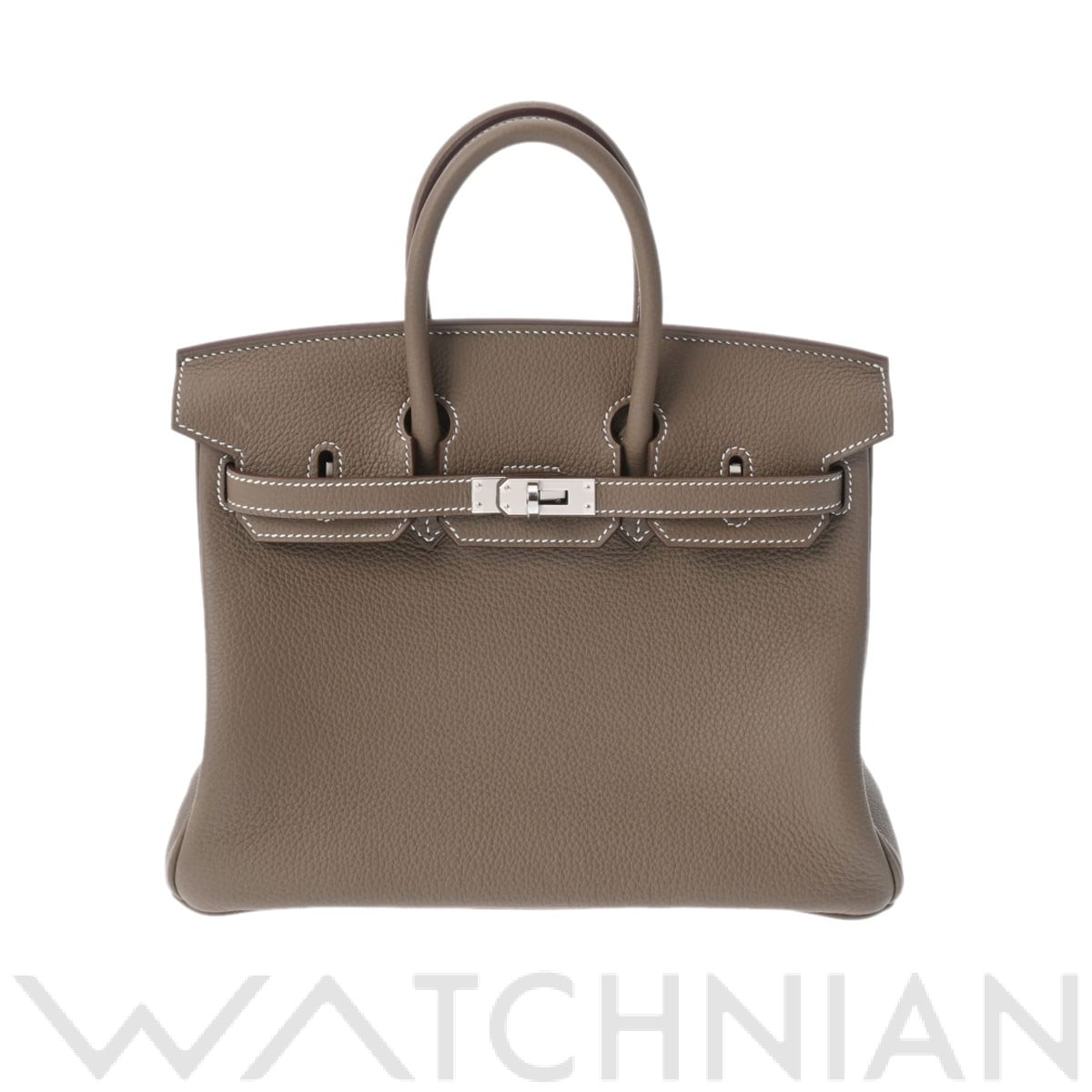 エルメス バーキン 25 エトゥープ/パラジウム金具 トゴ レディース バッグ 【新品】【bag】