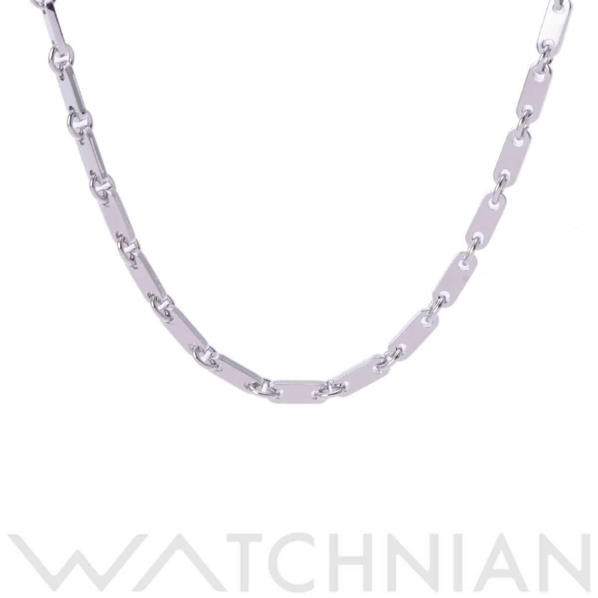 カルティエ フィガロ ネックレス ホワイト K18ホワイトゴールド WG レディース ジュエリー 【中古】【jewelry】