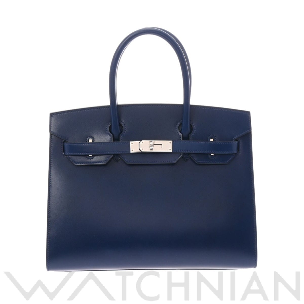 エルメス バーキン 30 セリエ ディープブルー ボックスカーフ レディース バッグ 【中古】【bag】