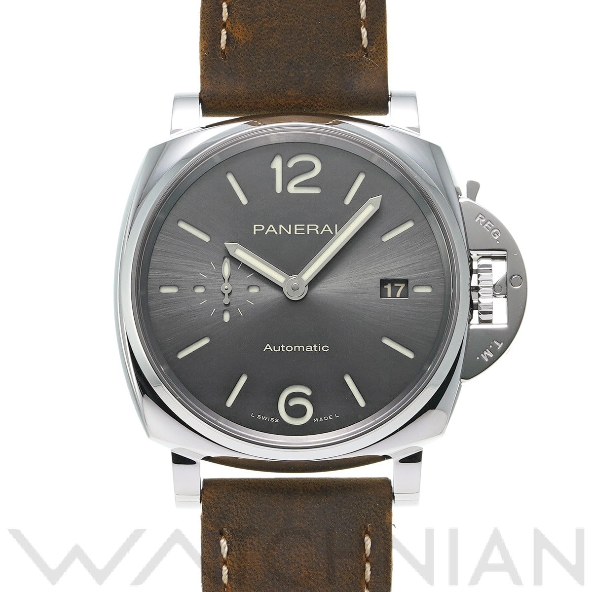 パネライ ルミノール ドゥエ 3デイズ アッチャイオ PAM00904 アンスラサイト メンズ 時計 【中古】【wristwatch】