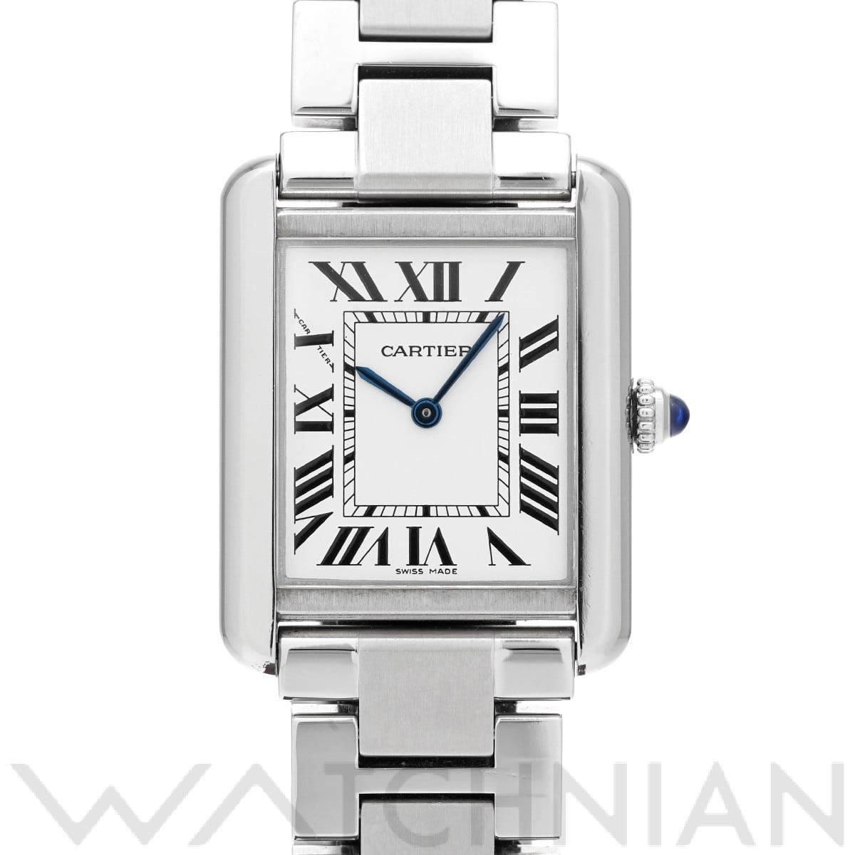 カルティエ タンク ソロ SM W5200013 シルバー レディース 時計 【中古】【wristwatch】