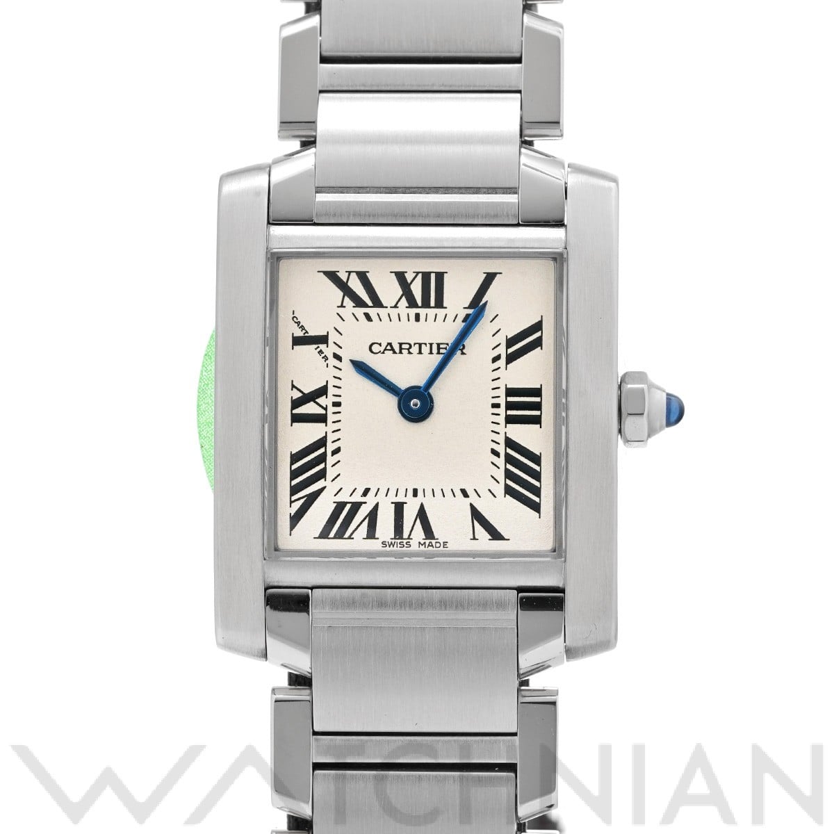 カルティエ タンク フランセーズ SM W51008Q3 シルバー レディース 時計 【中古】【wristwatch】