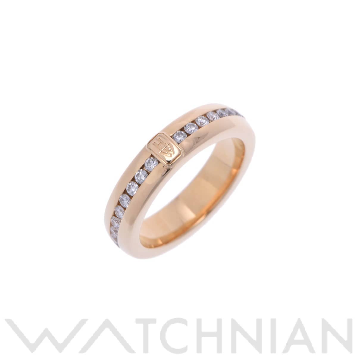 ハリー ウィンストン HWロゴ リング ゴールド WBDYRDLGHWL K18イエローゴールド YG レディース ジュエリー 【中古】【jewelry】