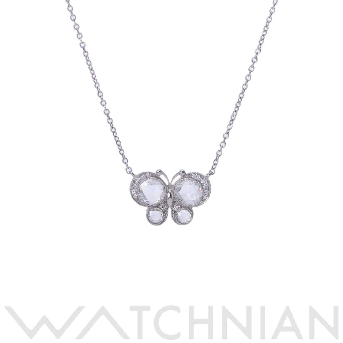 ティファニー エンチャントバタフライ ネックレス シルバー Pt950プラチナ レディース ジュエリー 【中古】【jewelry】