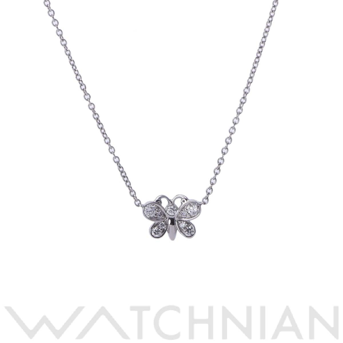 ティファニー バタフライ ネックレス シルバー Pt950プラチナ レディース ジュエリー 【中古】【jewelry】