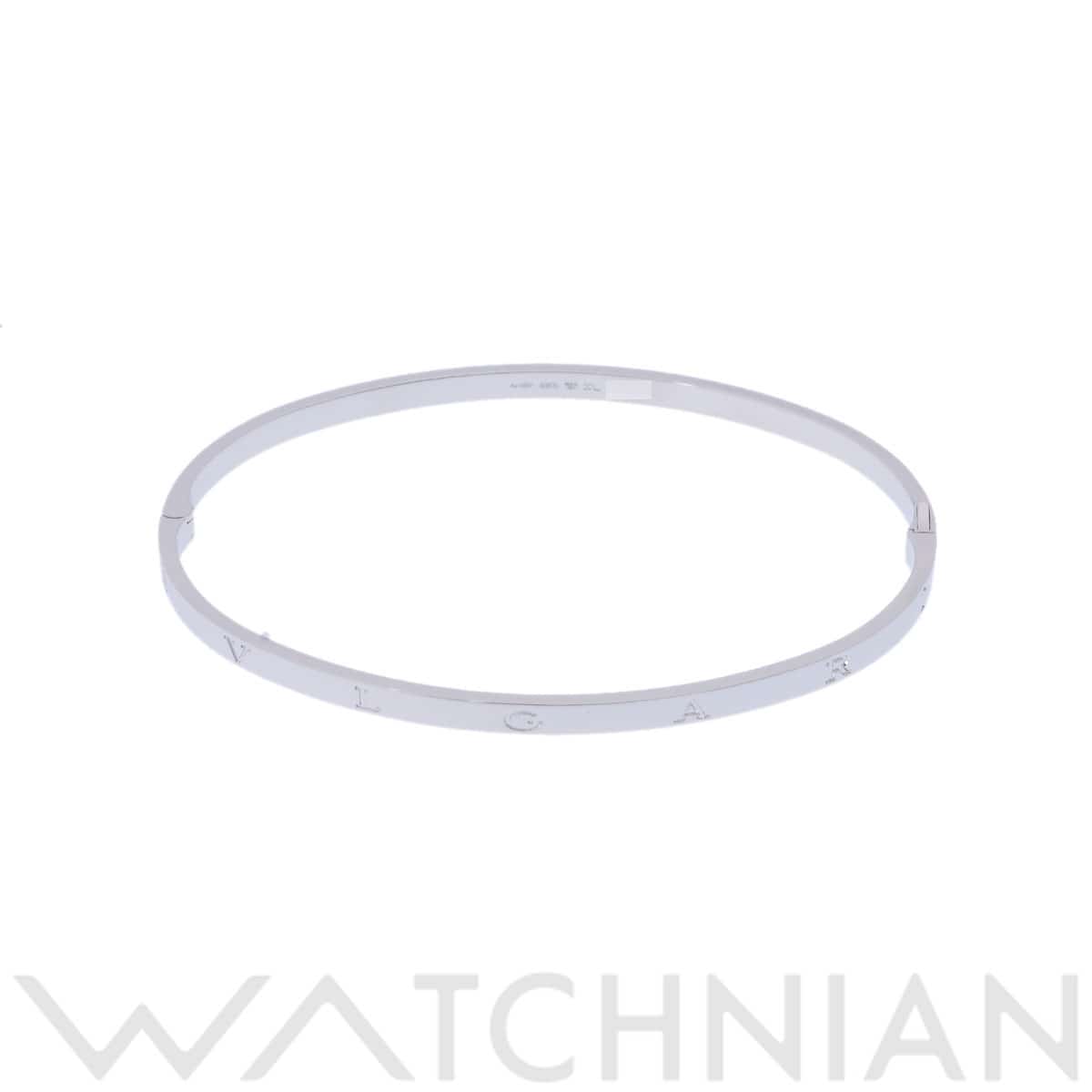 ブルガリ ブルガリブルガリ ブレスレット #XL シルバー K18ホワイトゴールド WG レディース ジュエリー 【中古】【jewelry】