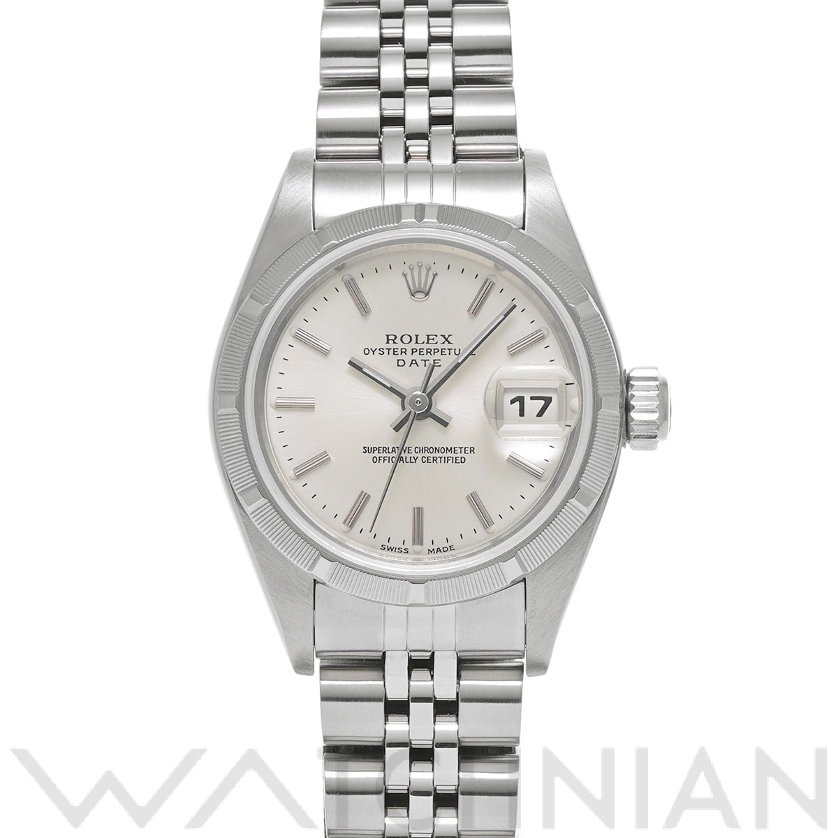 ロレックス オイスターパーペチュアル デイト 79190 シルバー レディース 時計 【中古】【wristwatch】