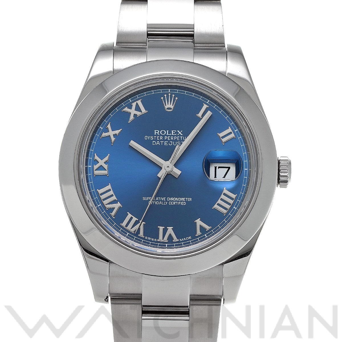 ロレックス デイトジャストII 116300 ブルー メンズ 時計 【中古】【wristwatch】