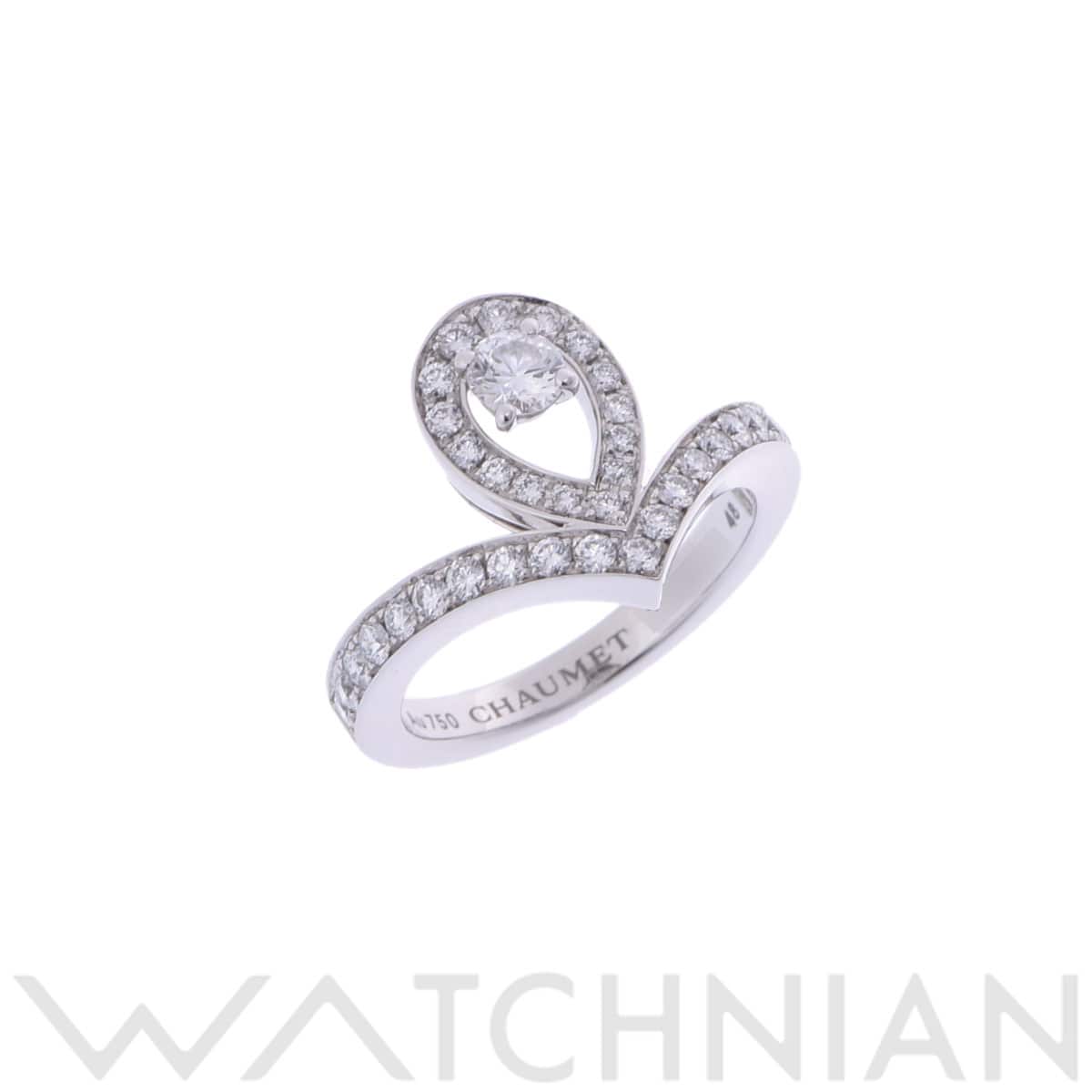 ショーメ ジョセフィーヌエグレット リング #48 シルバー K18ホワイトゴールド WG レディース ジュエリー 【中古】【jewelry】