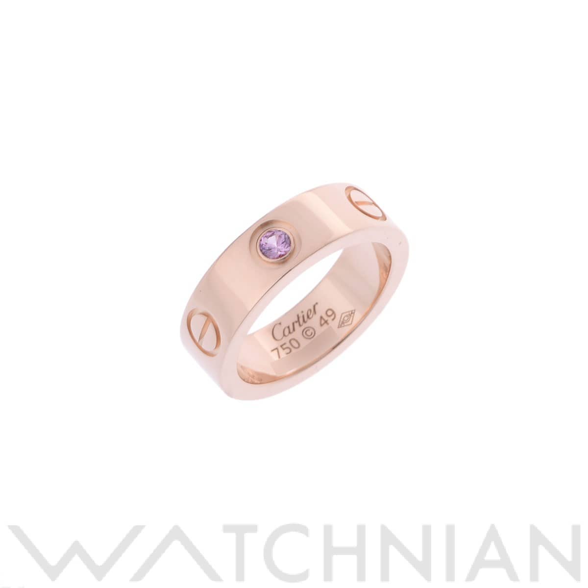 カルティエ ラブリング #49 ゴールド K18ピンクゴールド PG レディース ジュエリー 【中古】【jewelry】