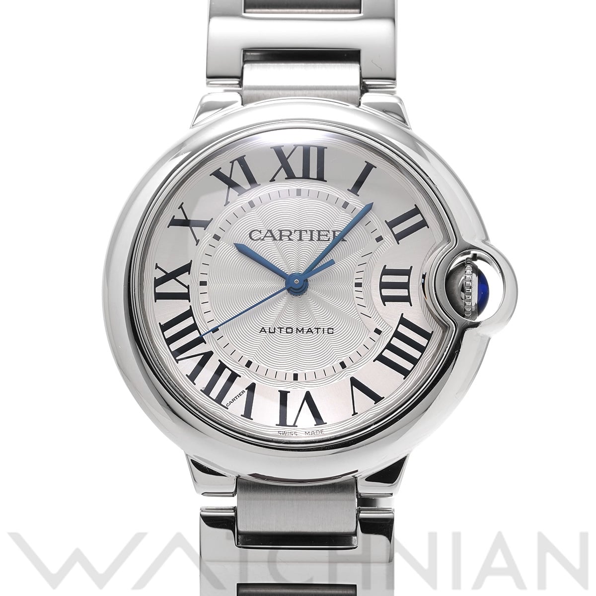 カルティエ バロンブルー ドゥ カルティエ 36mm W6920046 シルバー ユニセックス 時計 【中古】【wristwatch】