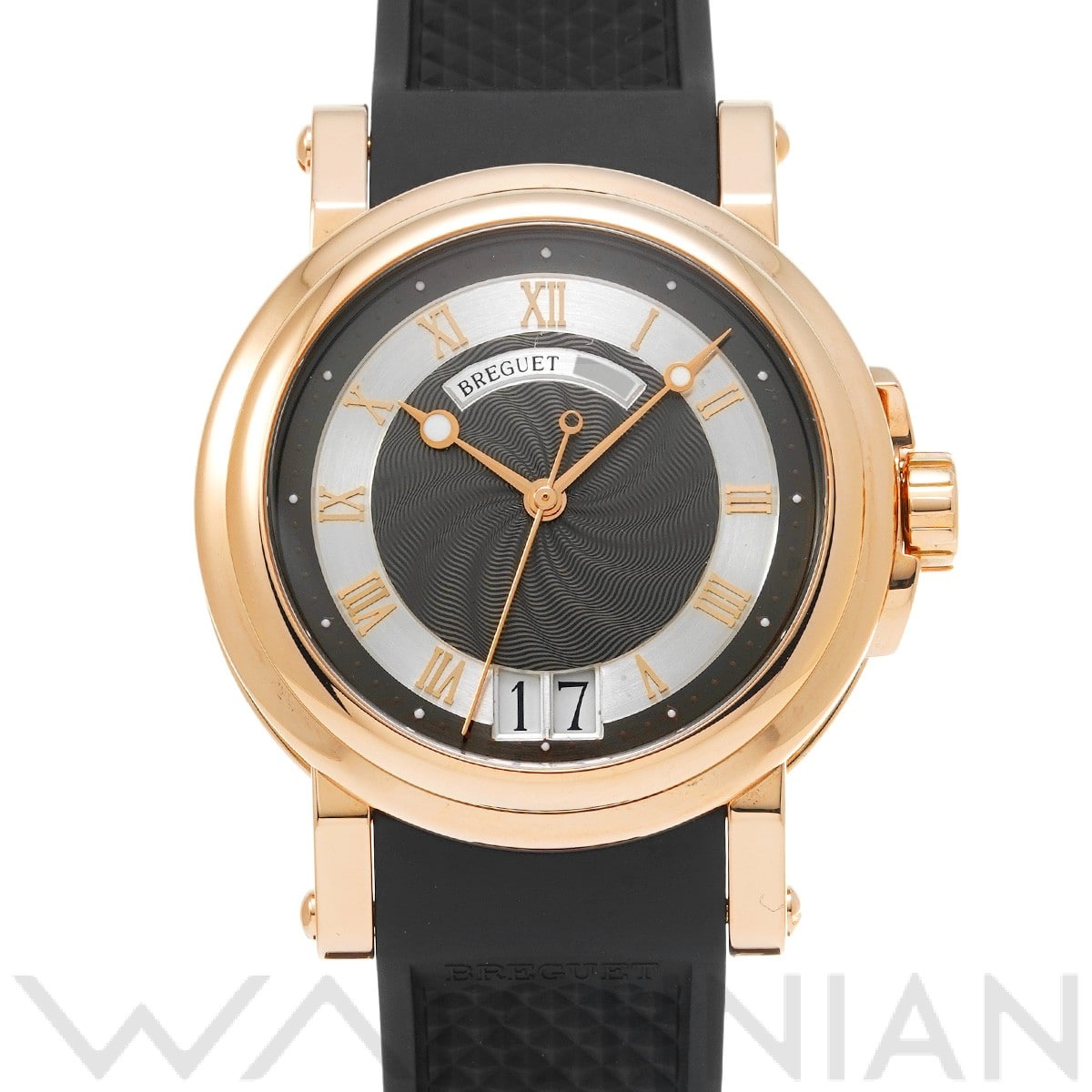 ブレゲ マリーン II ラージデイト 5817BR/Z2/5V8 グレー メンズ 時計 【中古】【wristwatch】