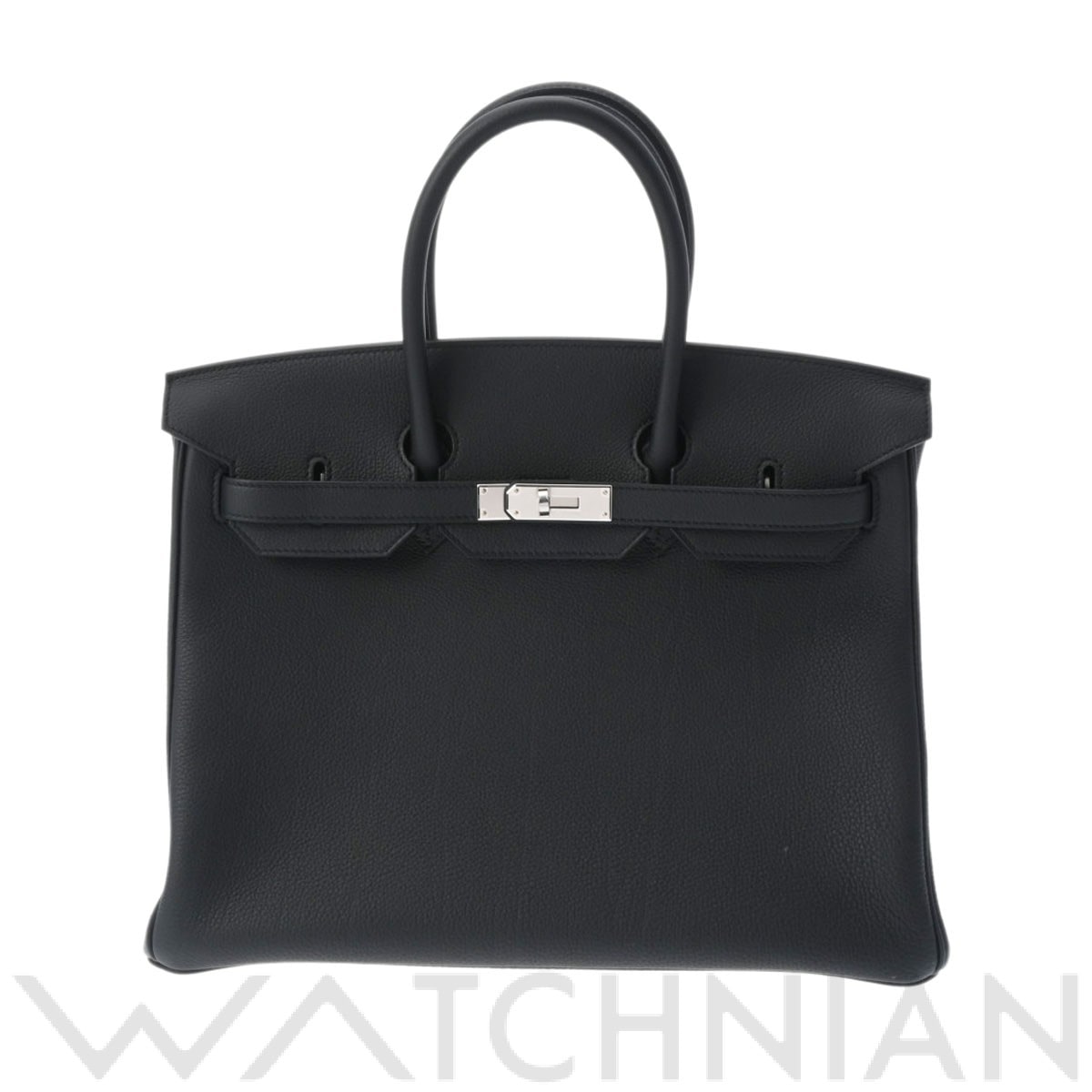 エルメス バーキン 35 ブラック/パラジウム金具 トゴ ユニセックス バッグ 【新品】【bag】