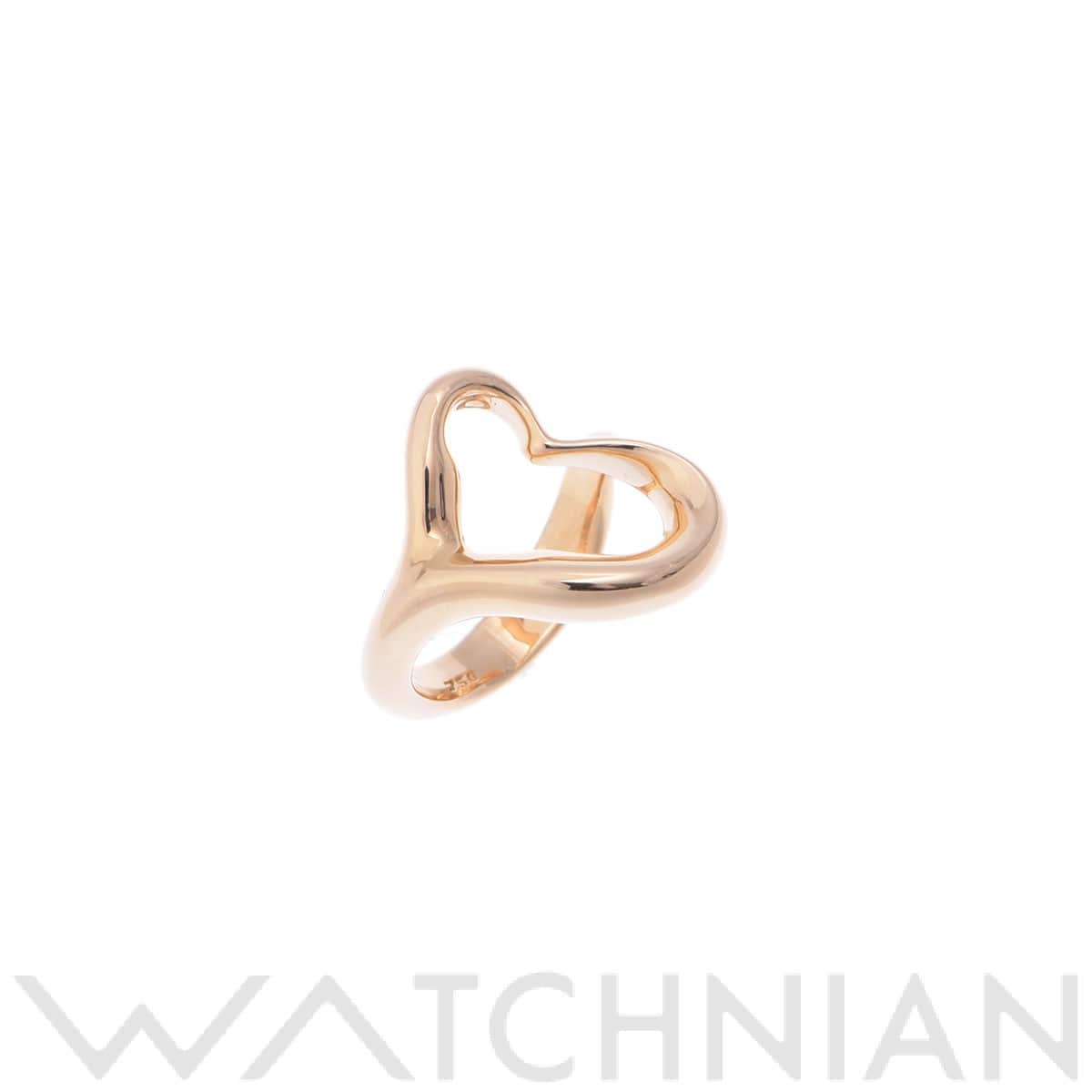 ティファニー オープンハート リング ゴールド K18イエローゴールド YG レディース ジュエリー 【中古】【jewelry】