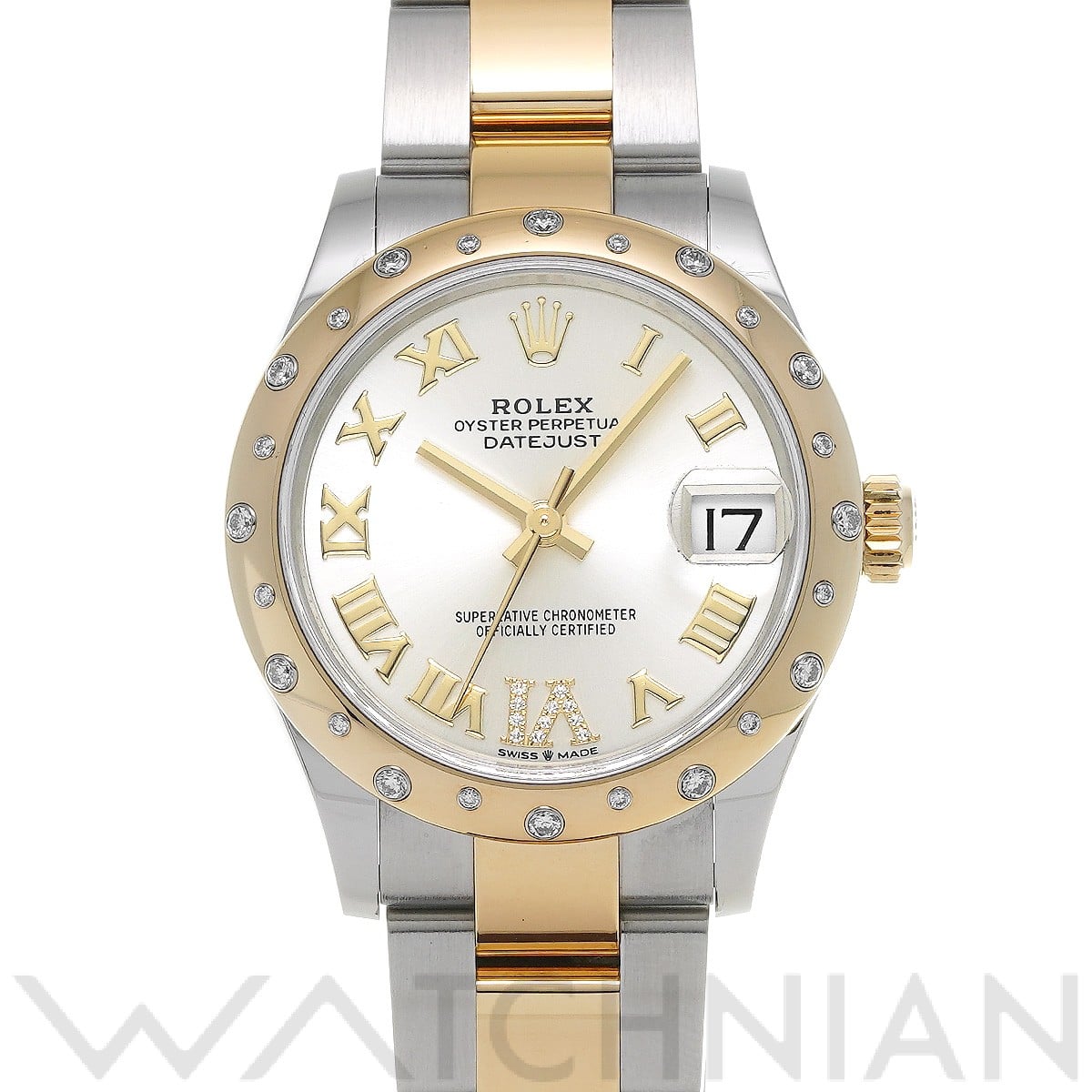 ロレックス デイトジャスト 31 278343RBR シルバー/ダイヤモンド ユニセックス 時計 【中古】【wristwatch】