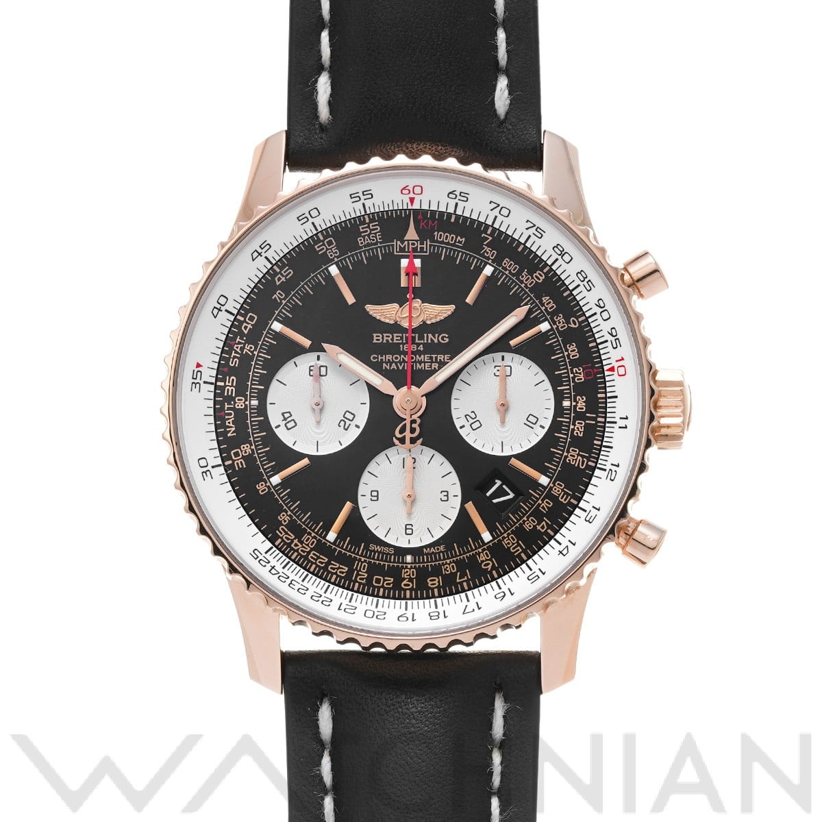 ブライトリング ナビタイマー 01 RB012012/BA49 ブラック/シルバー メンズ 時計 【中古】【wristwatch】
