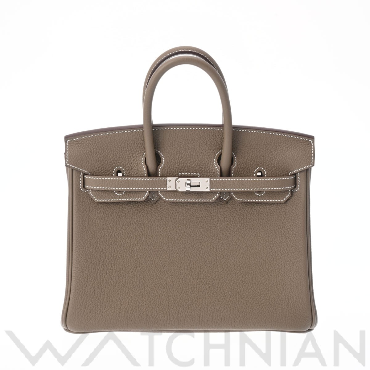 エルメス バーキン 25 エトゥープ/パラジウム金具 トゴ レディース バッグ 【未使用】【bag】