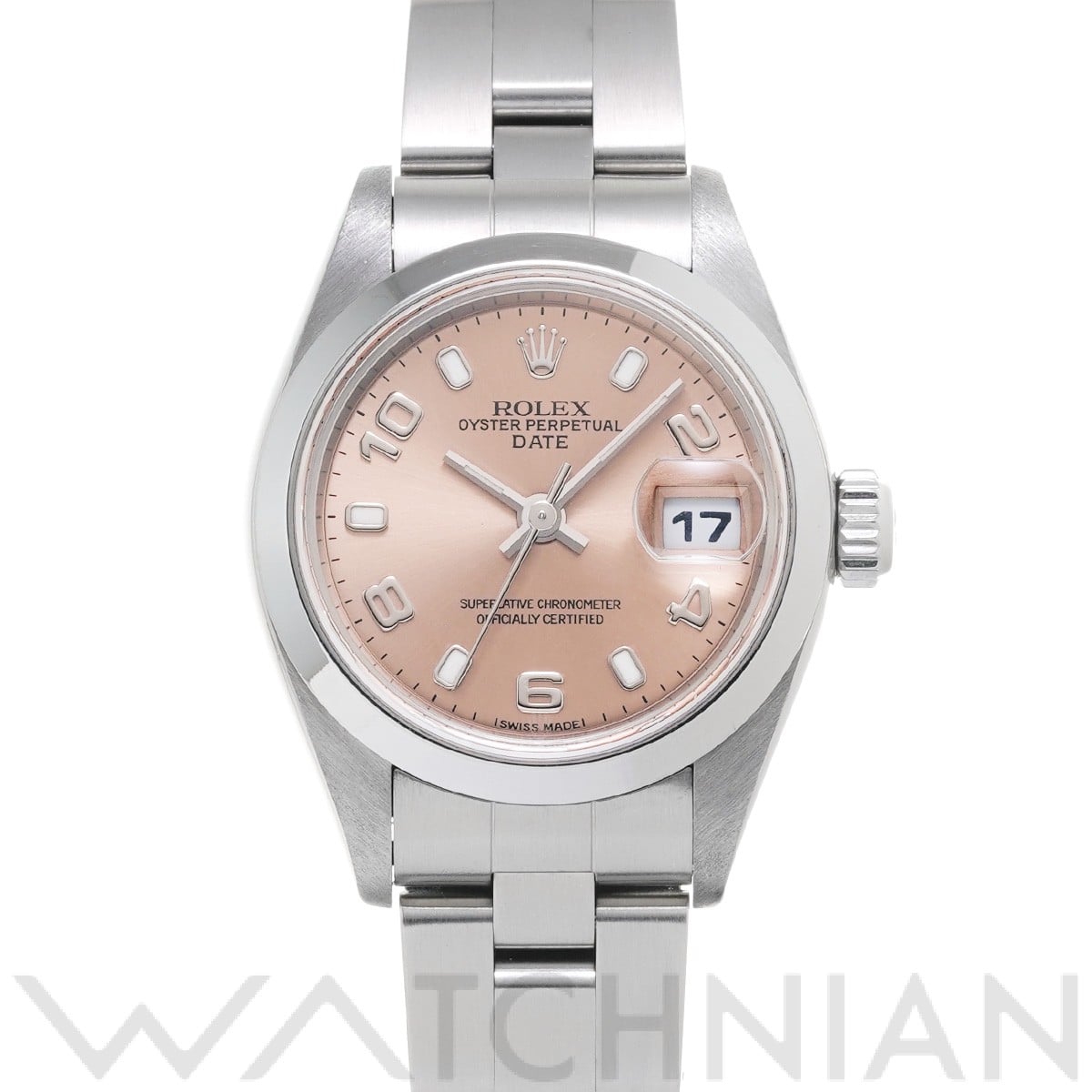 ロレックス オイスター パーペチュアル デイト 79160 ピンク レディース 時計 【中古】【wristwatch】